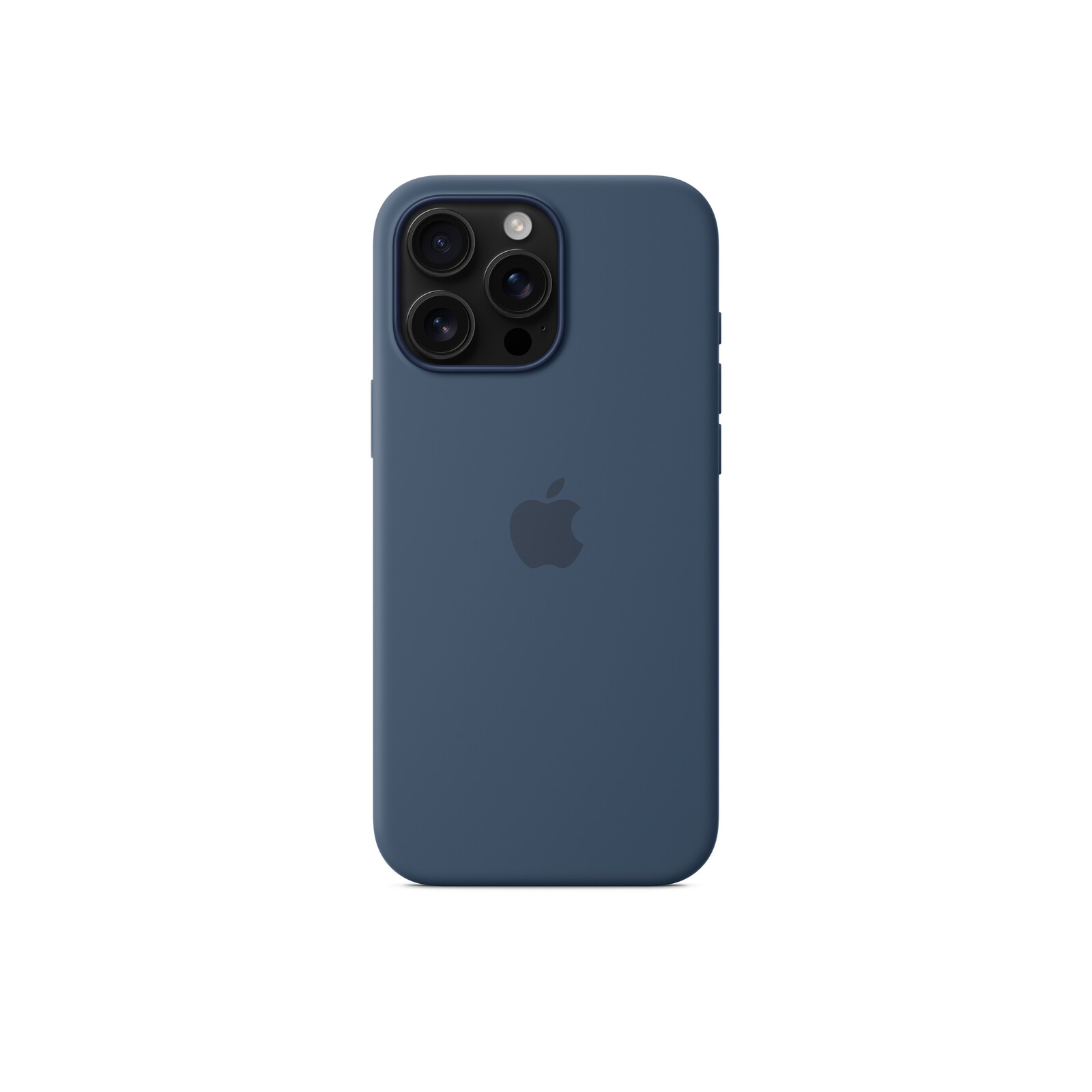 Apple iPhone 16 Pro Max Silikon Case mit Magsafe denim