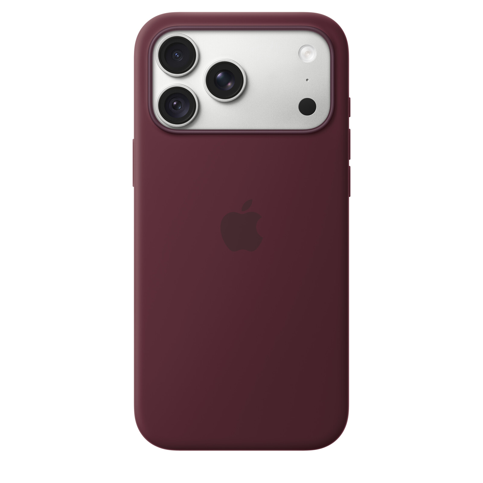 Apple iPhone 18 Pro Max Silikon Case mit MagSafe Burgundy