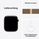Apple Watch S11 LTE 46mm Gold Titan Case + Milanaise Loop M/L