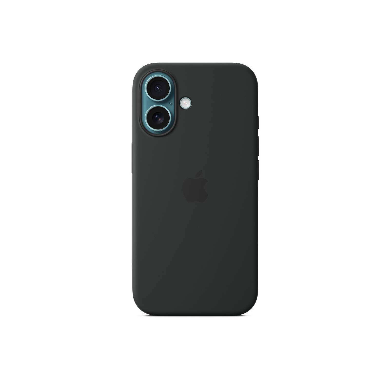 Apple iPhone 16 Silikon Case mit Magsafe black