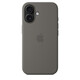 Apple iPhone 16 Silikon Case mit Magsafe stone gray