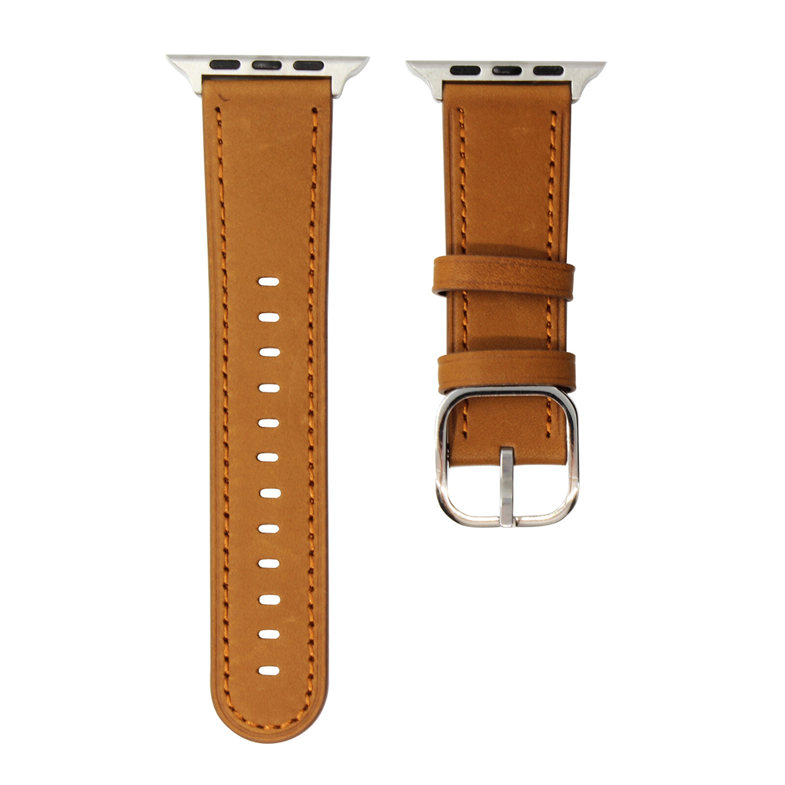 Mika Uhrenarmband Apple 42/44mm Echtleder braun