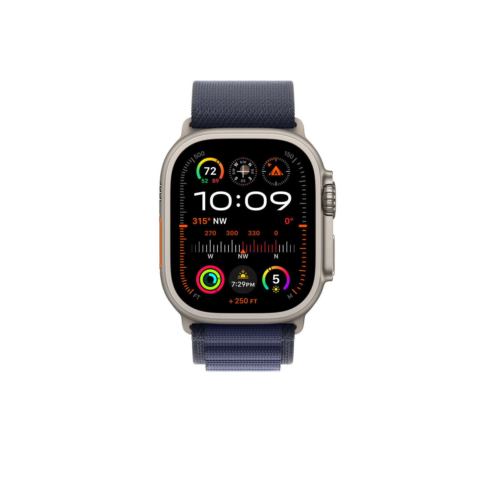 Apple Watch 49mm Alpin Loop S marine