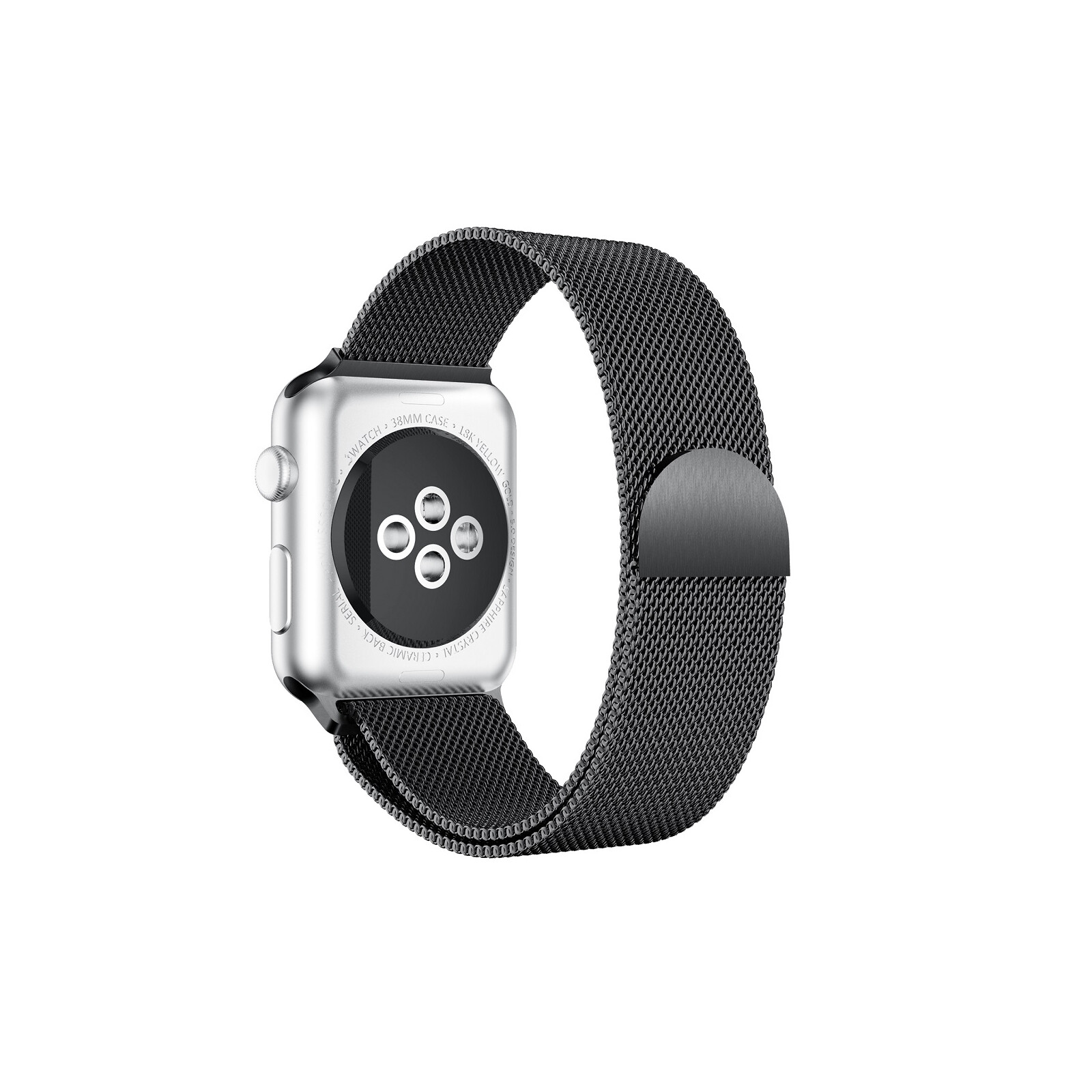 Felixx Smartwatcharmband Edelst.Milanaise Black 38/40 iWatch
