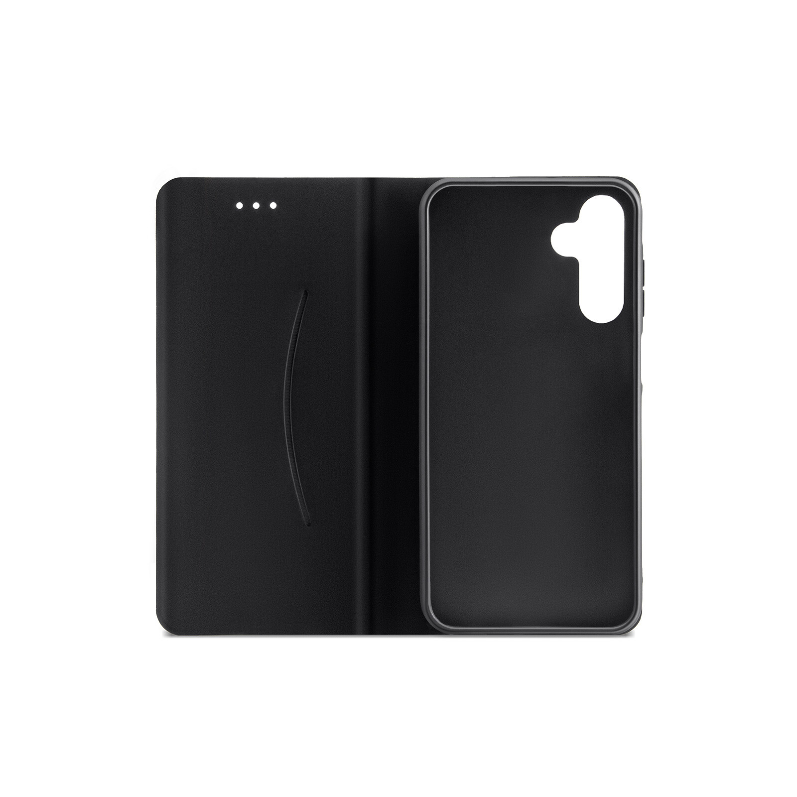 felixx Premium Book Case Venezia black mit Standfunktion und Innenfach f&uuml;r Samsung Galaxy A15