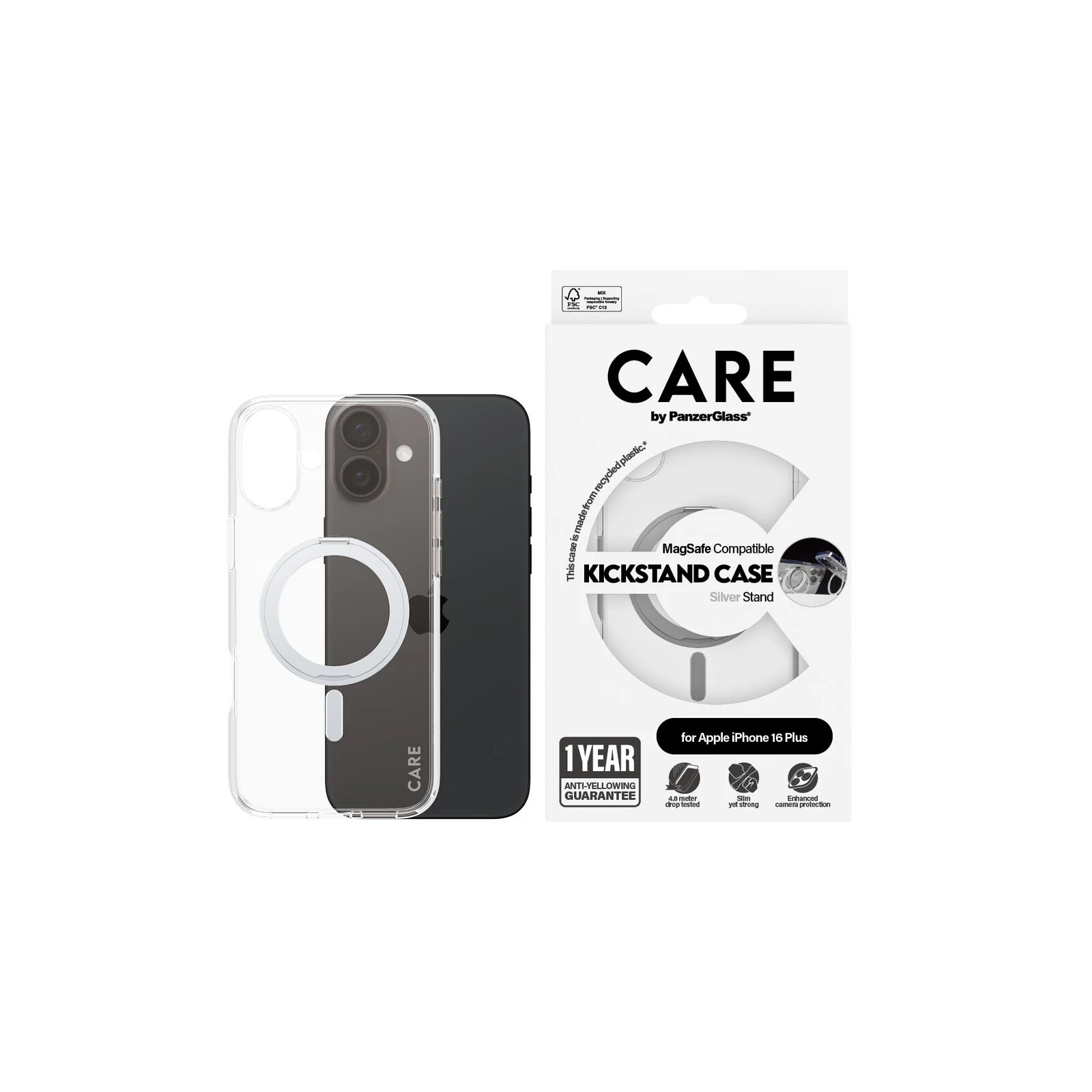 Care Back Cover Kickstand Magsafe Apple iPhone 16 Plus