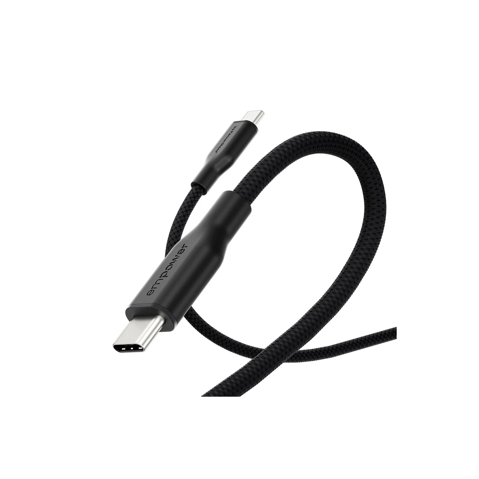 Emporia by PanzerGlass 60W USB-C/USB-C USB 2.0 1,2M Black