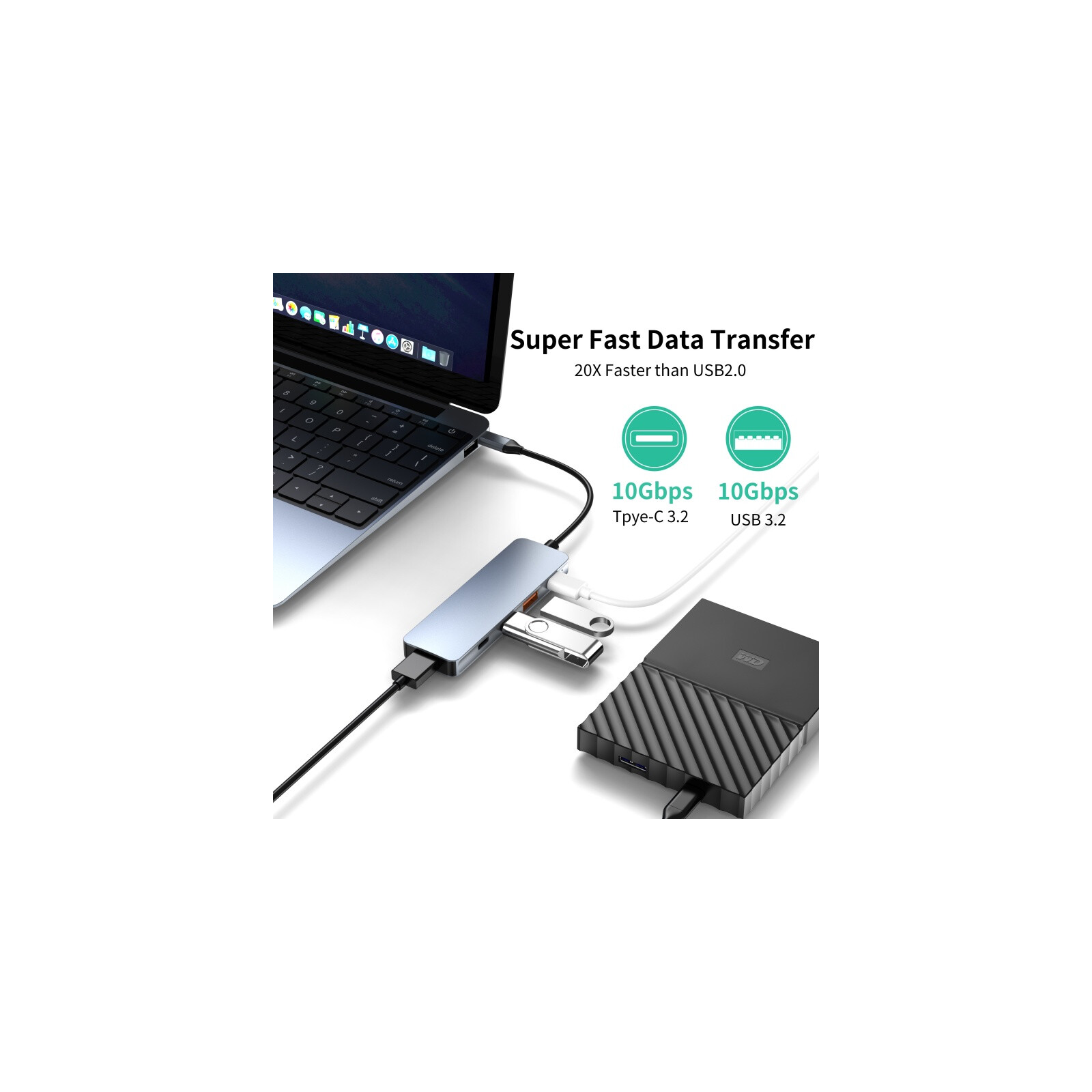 Beatec USB-C HUB 5-in1