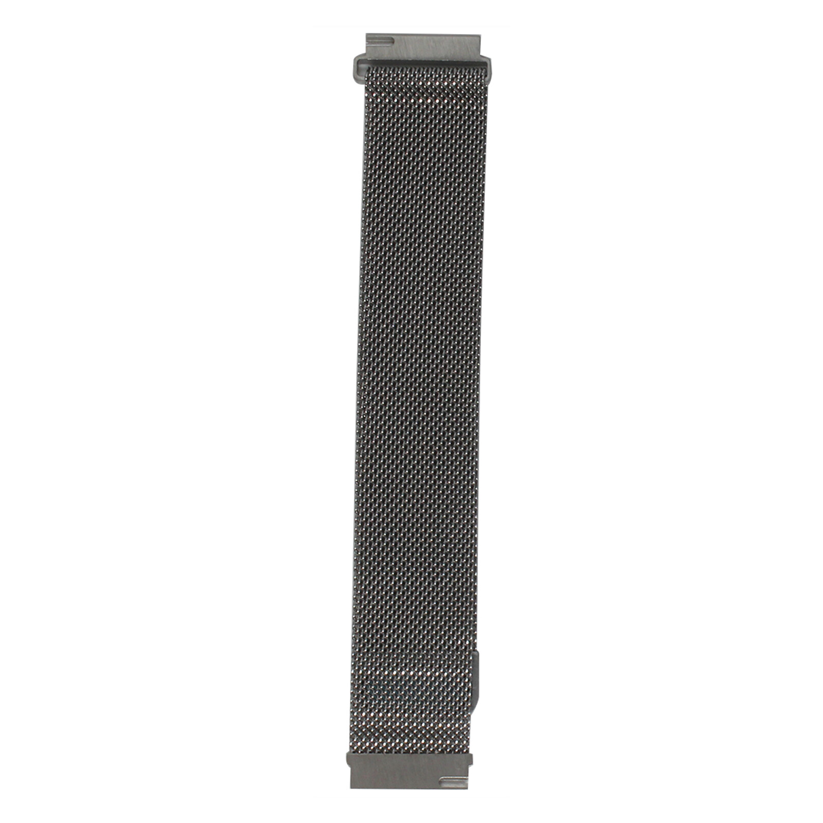 Mika Uhrenarmband Uni 20mm Edelstahl Milanaise silber