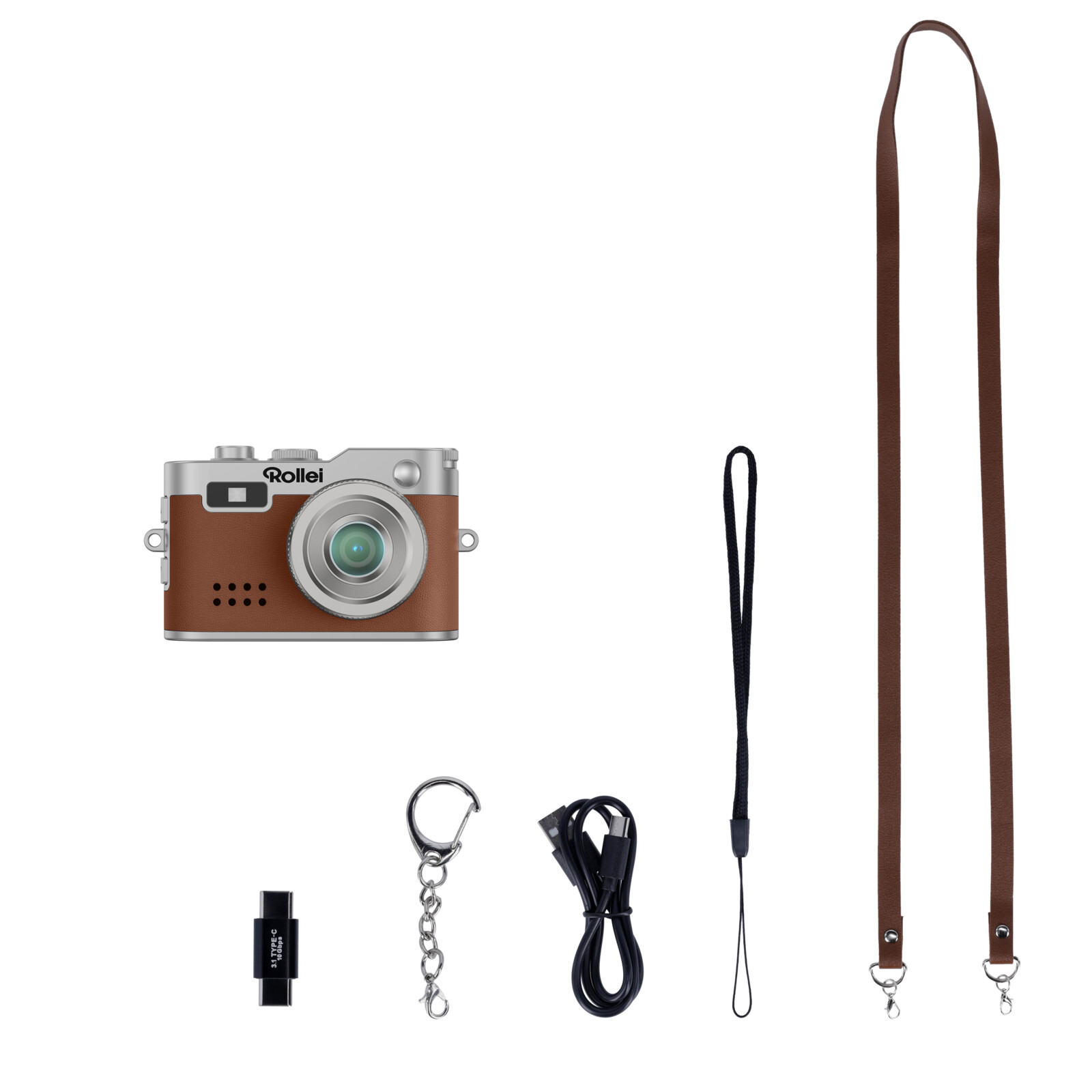 Rollei Mini Digitalkamera braun