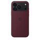 Apple iPhone 18 Pro Max Silikon Case mit MagSafe Burgundy