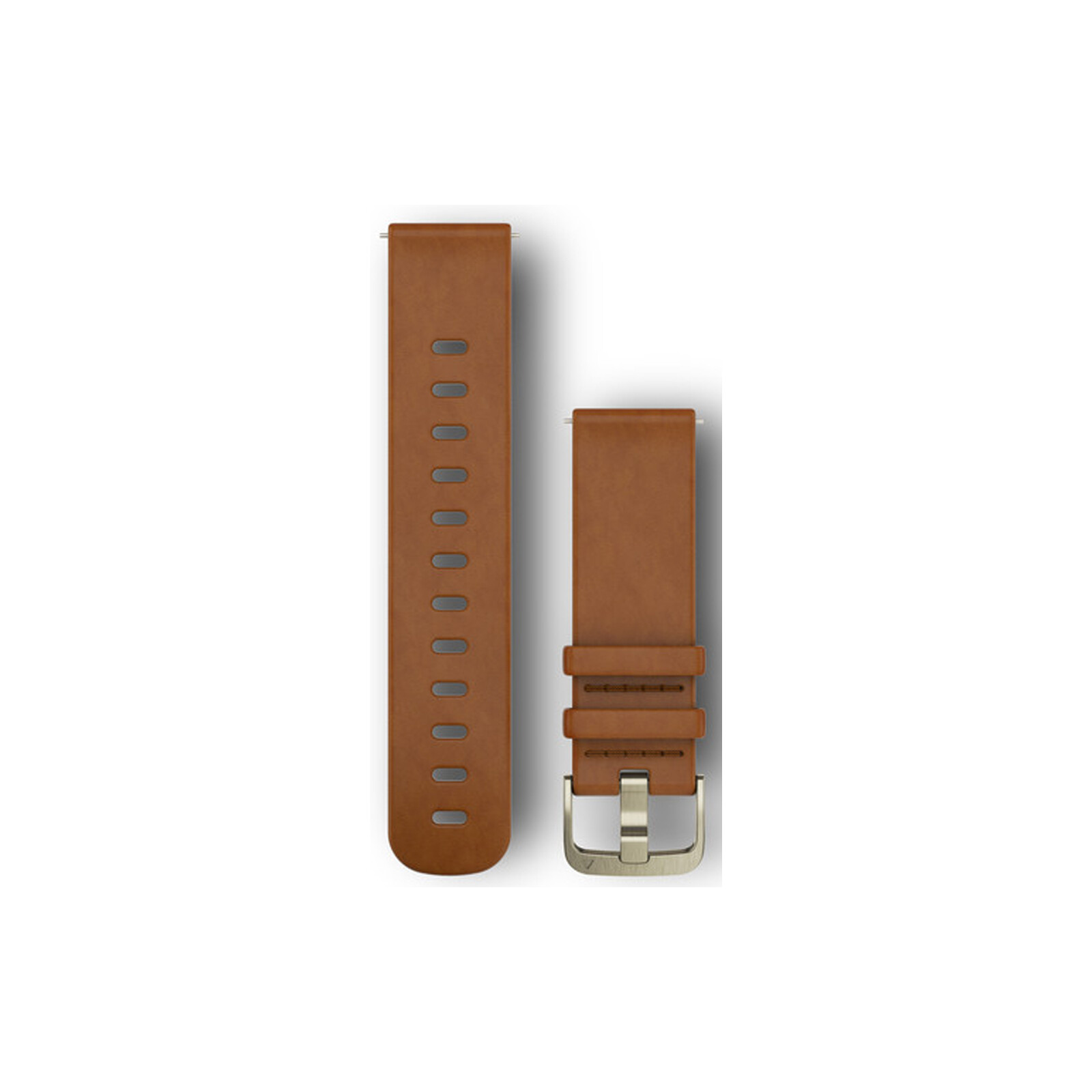 Garmin Uhrenarmband Vivoactive 20mm Leder Dunkelbraun