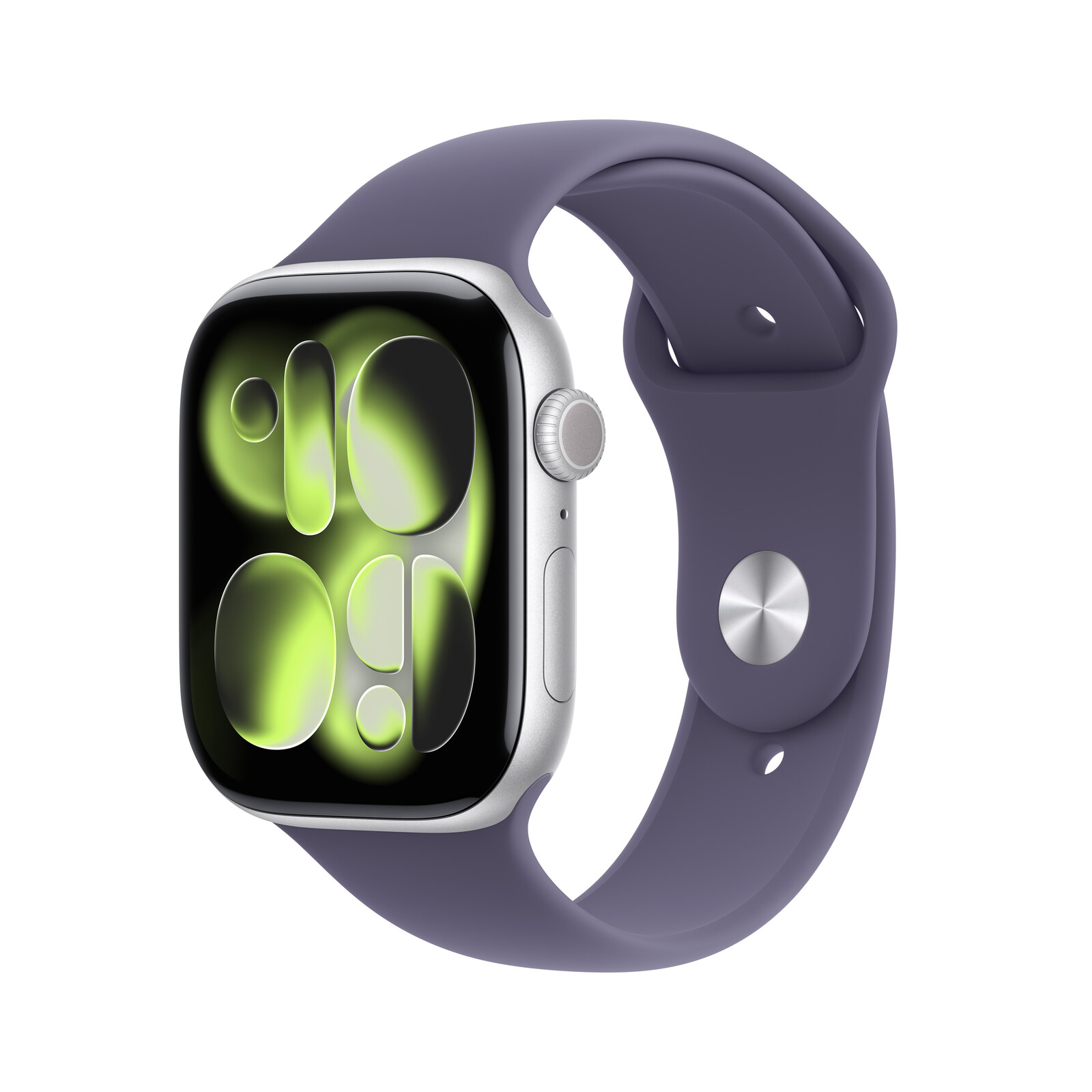 Apple Watch S11 GPS 46mm Silver Alu Case + Purple Fog Sport M/L
