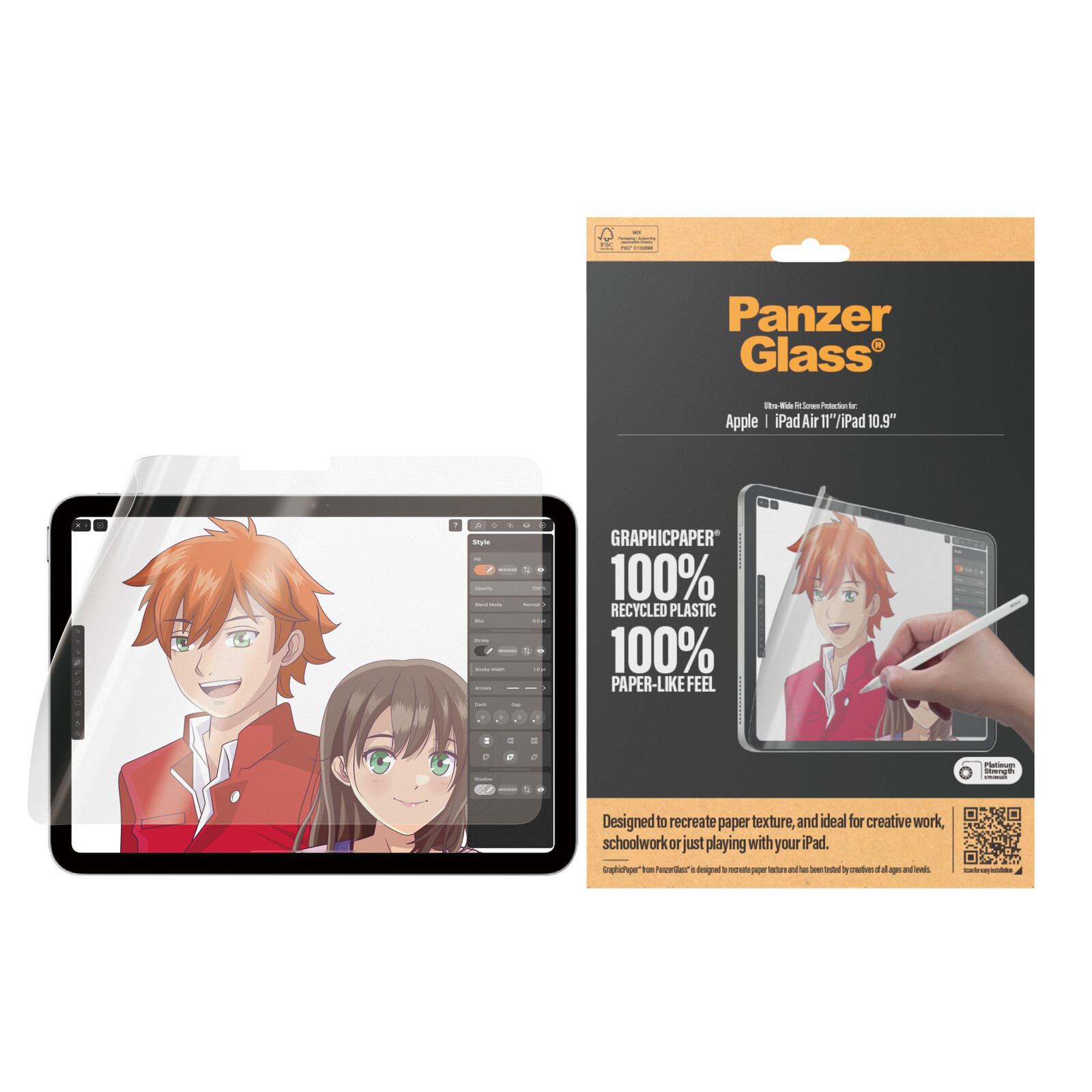 PanzerGlass GraphicPaper iPad Air 11''/iPad 10.9''/iPad 11''