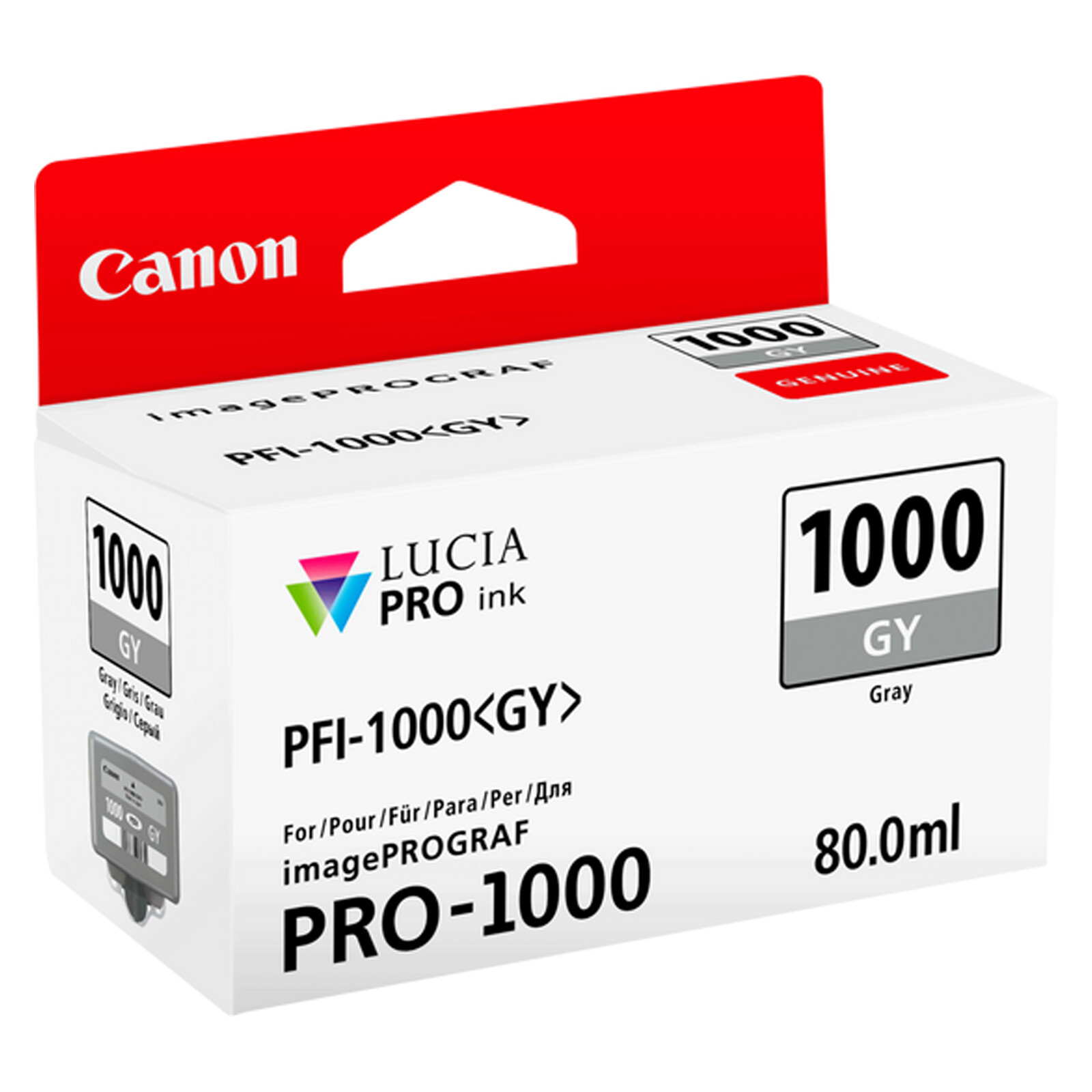 Canon PFI1000GY grey imagePrograf Pro 1000