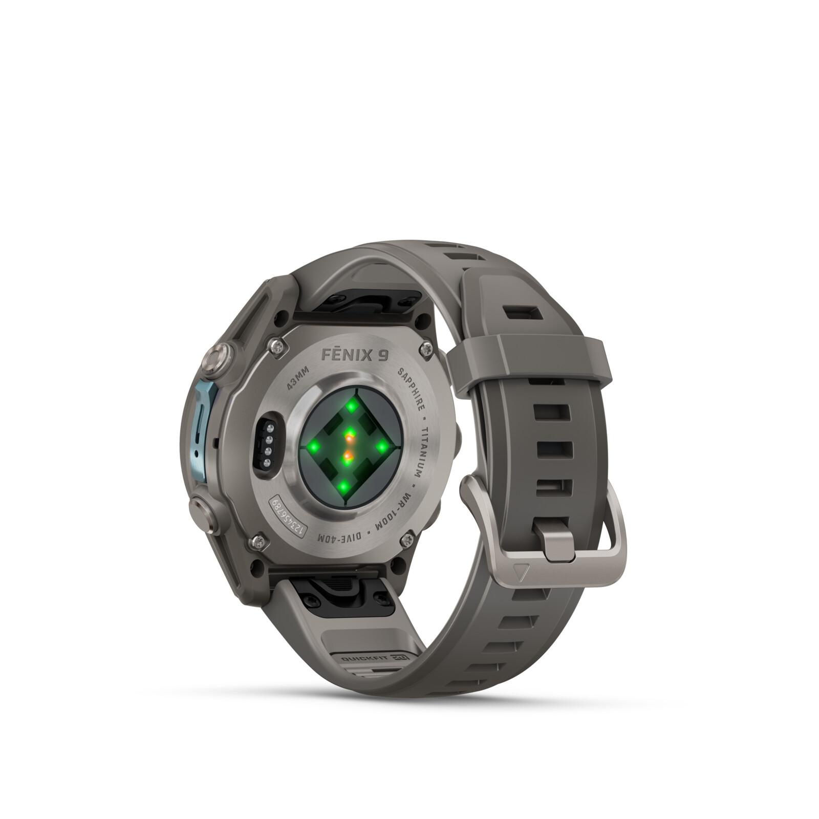Garmin Fenix 9 43mm Kieselgrau/Titan