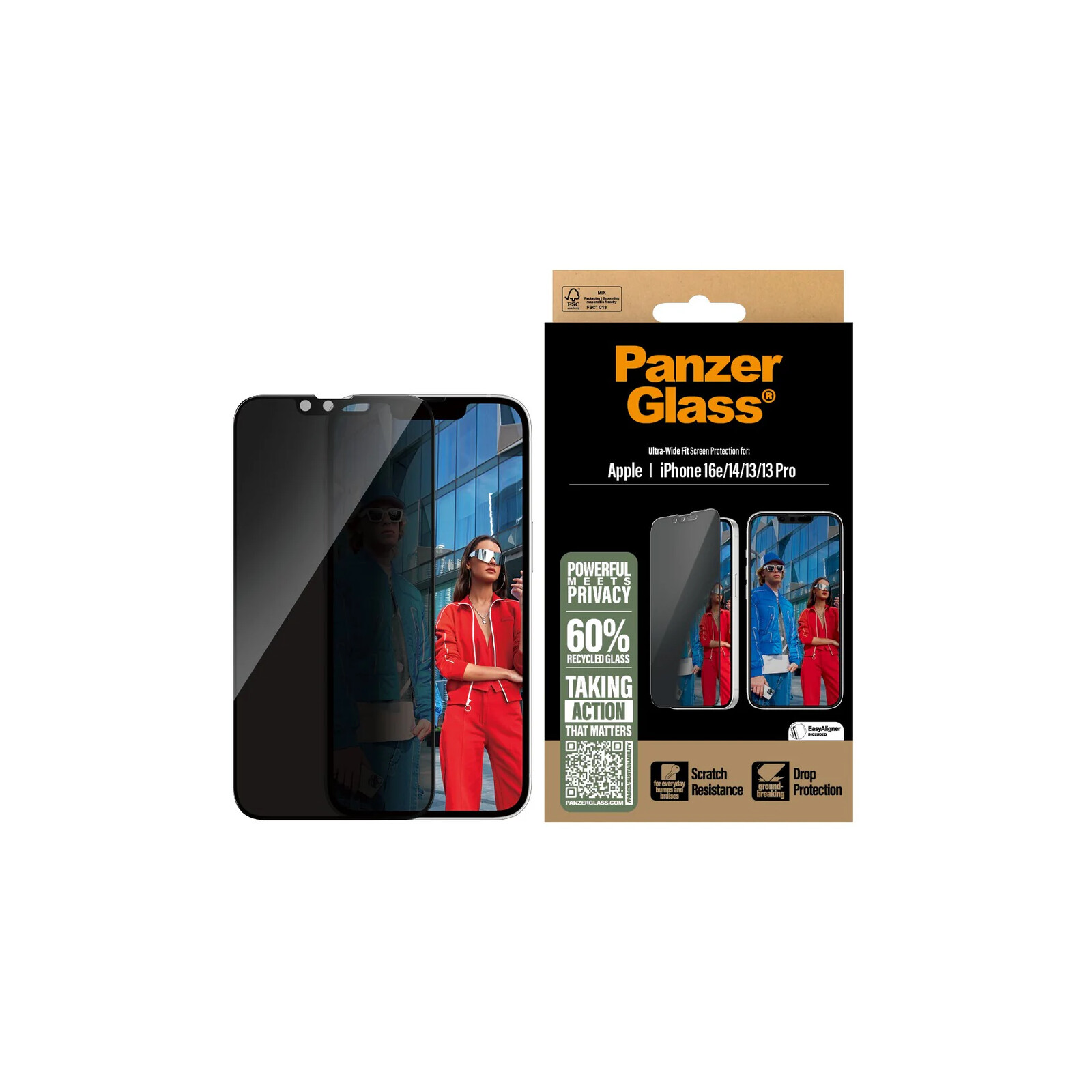 PanzerGlass Glas Apple iPhone 16e/14/13/13 Pro UWF