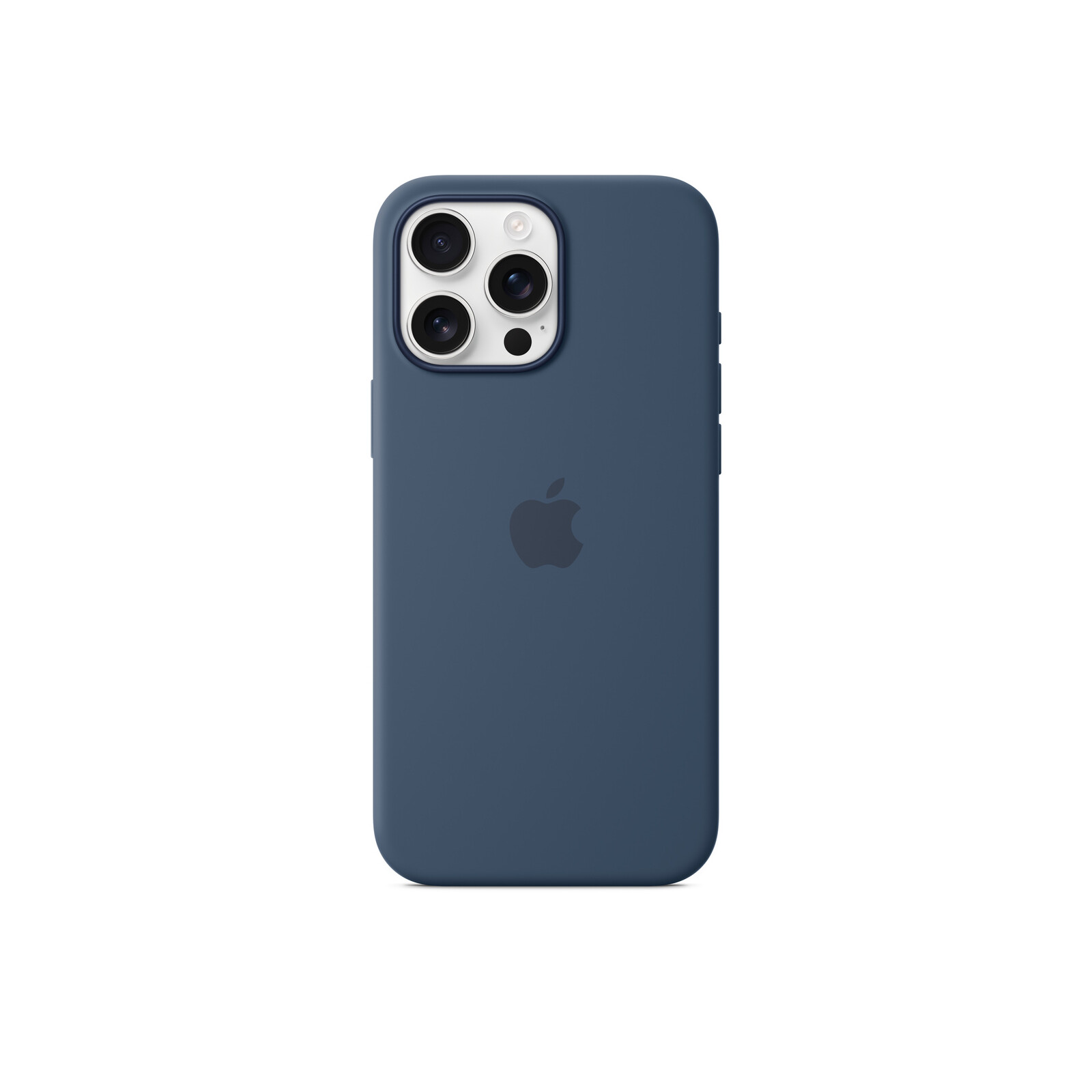 Apple iPhone 16 Pro Max Silikon Case mit Magsafe denim