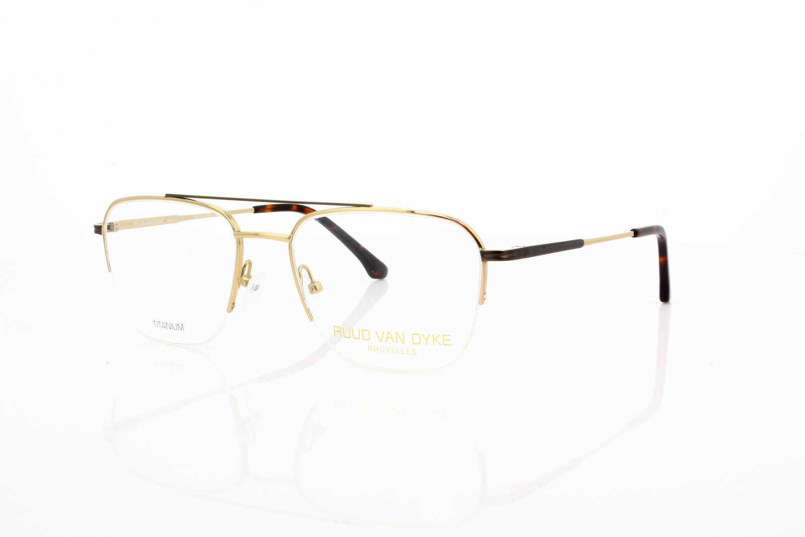 Ruud van Dyke RVD 1144T-4H Herrenbrille Halbrand