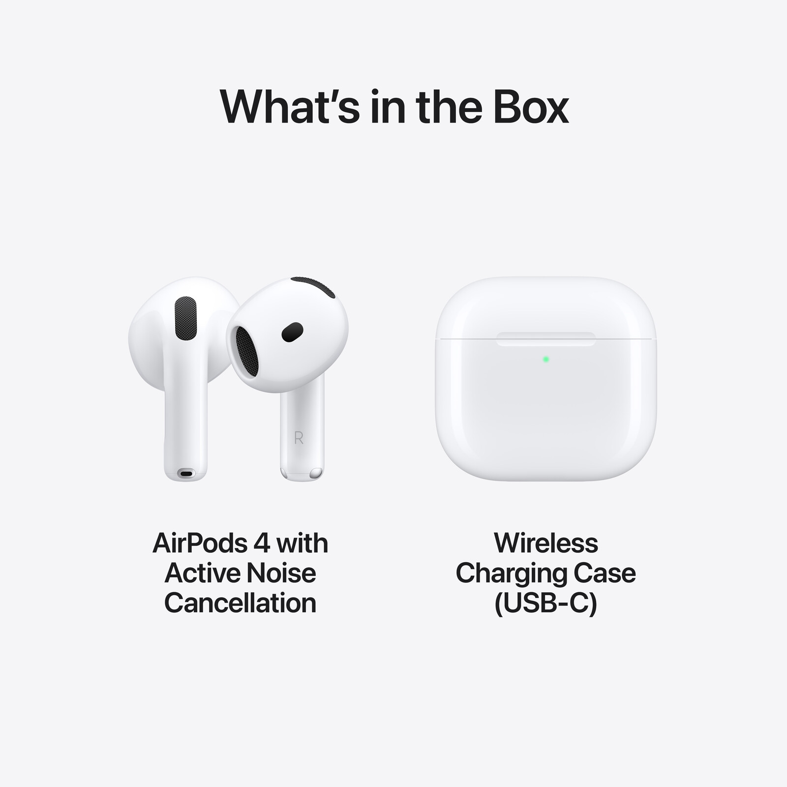 Apple AirPods 4 mit aktiver Ger&auml;uschunterdr&uuml;ckung