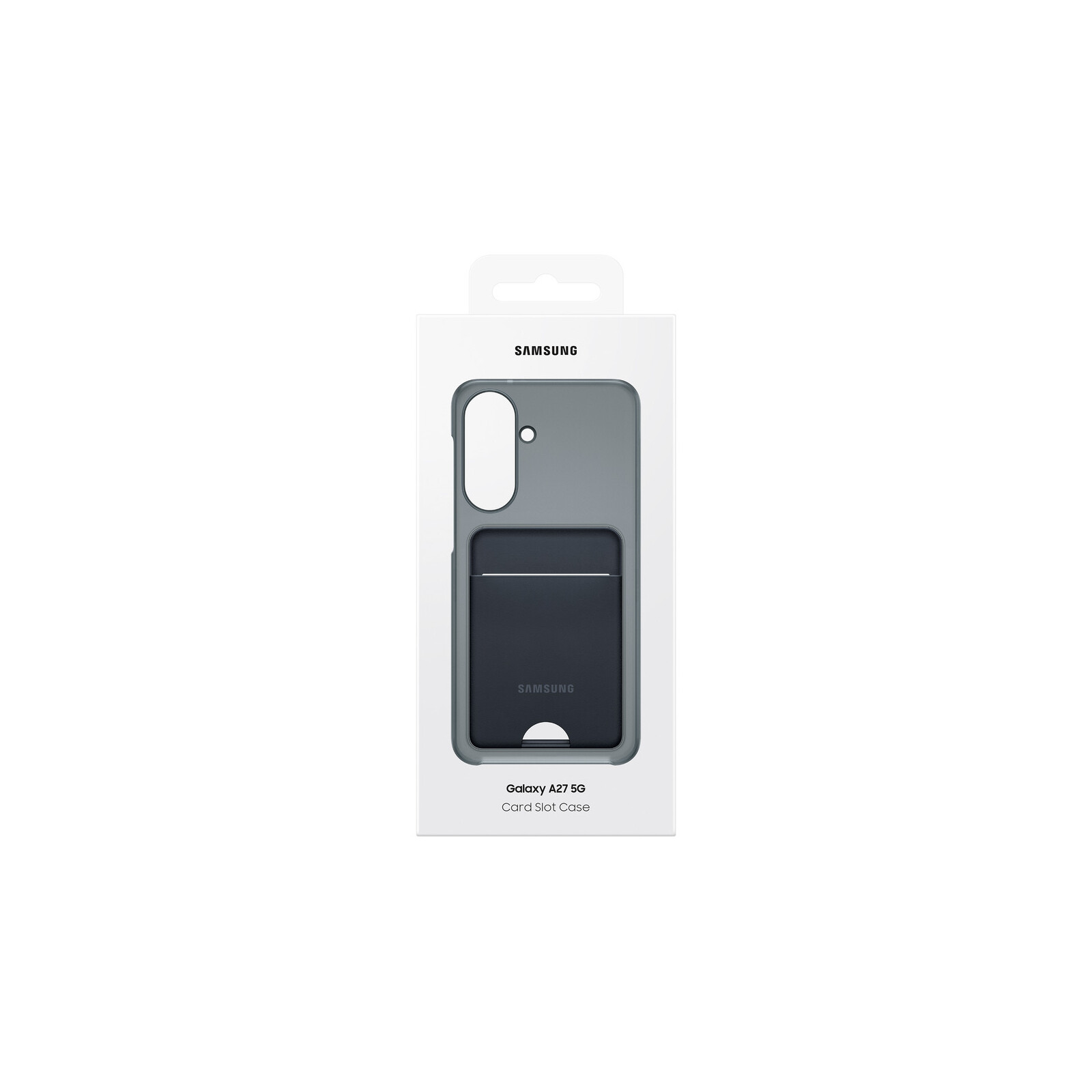 Samsung Back Cover Card Slot Galaxy A27 schwarz