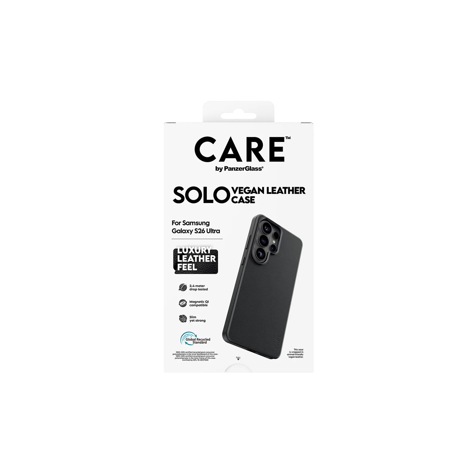 PanzerGlass Care SOLO Case Samsung Galaxy S26 Ultra Black