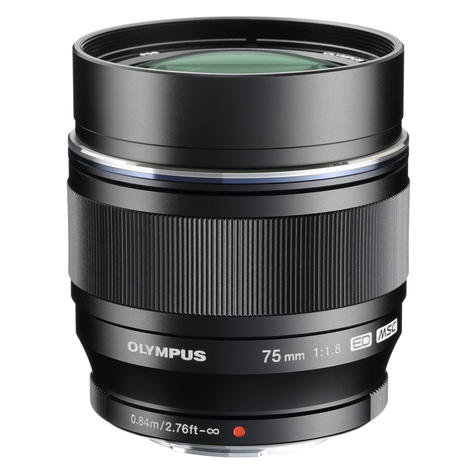 Olympus M.ZUIKO DIGITAL ED 75/1,8 Schwarz