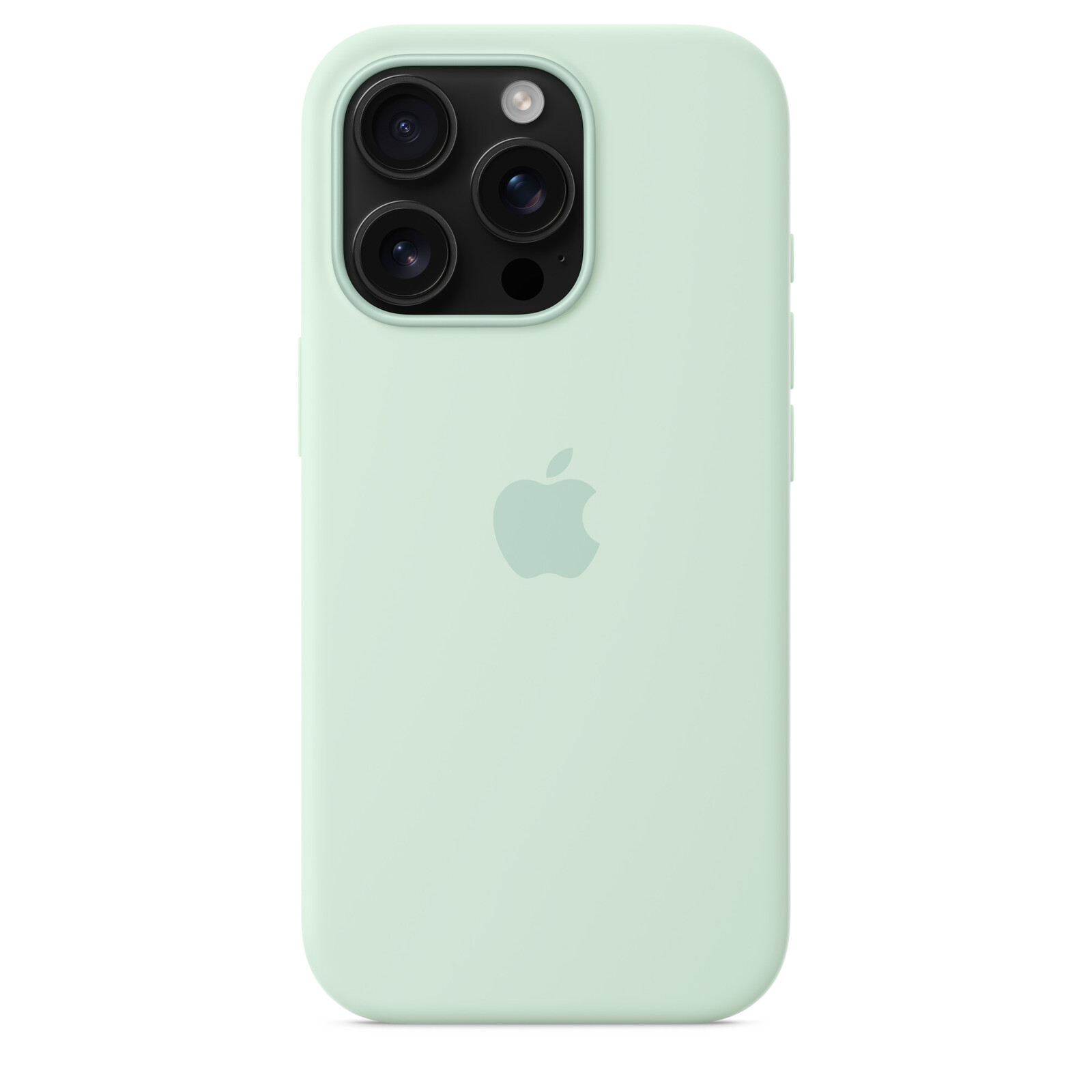 Apple iPhone 16 Pro Silikon Case mit MagSafe aquamarin