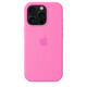 Apple iPhone 16 Pro Silikon Case mit MagSafe pfingstrose