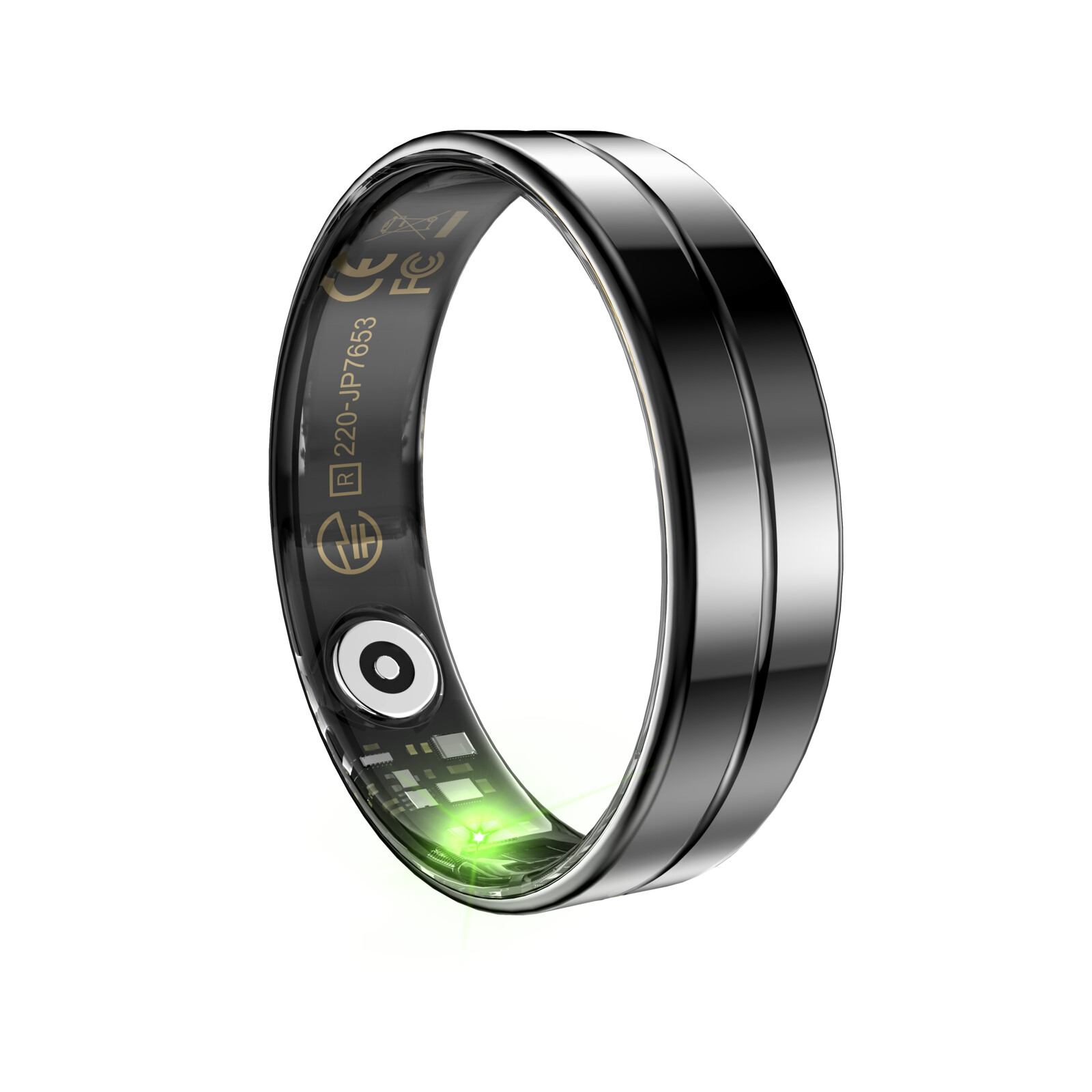 felixx SmartRing SR11 Slim Schwarz Edelstahl - #10 (62,1mm)