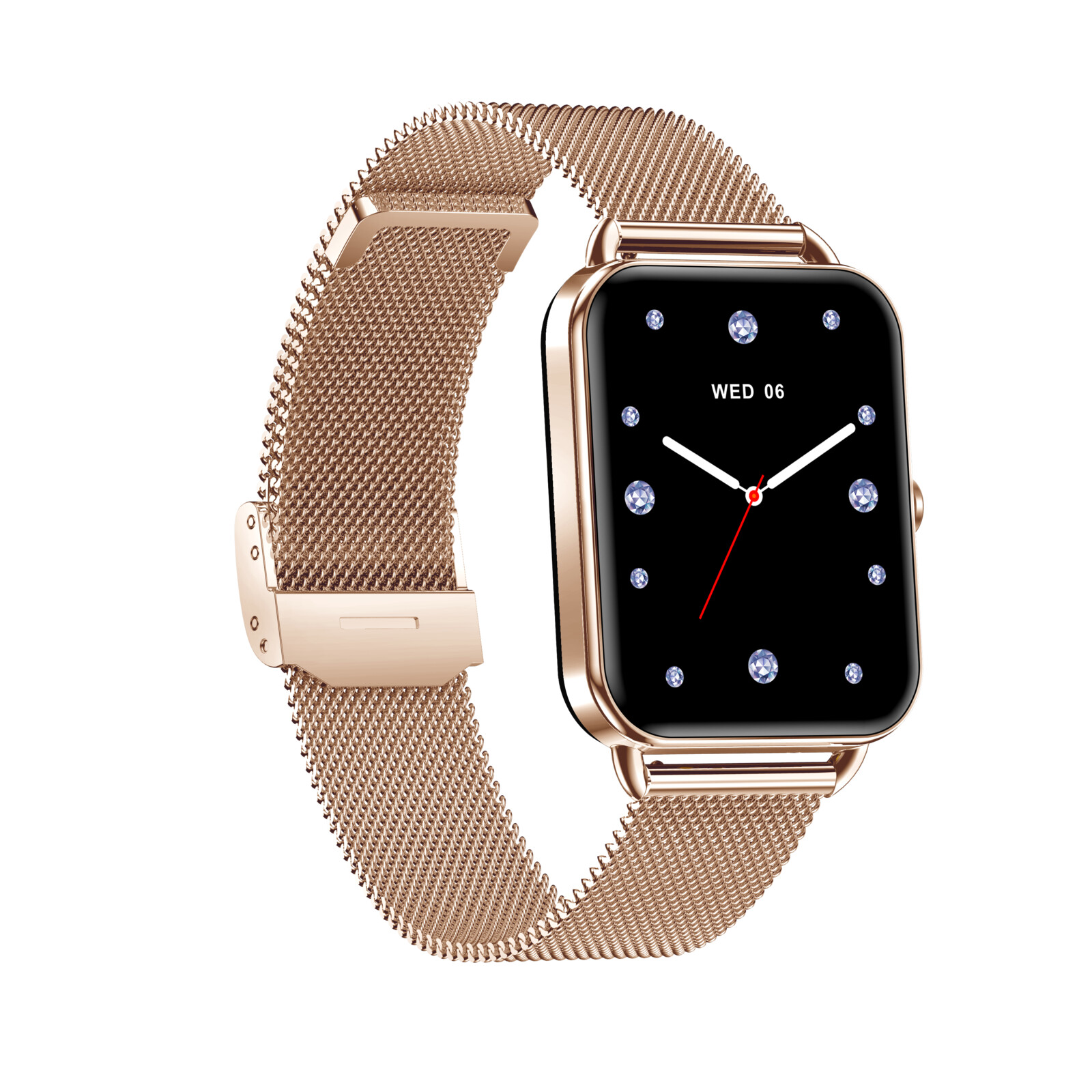 Felixx Smartwatch F606, Amoled 1.65, LADY, rose-gold