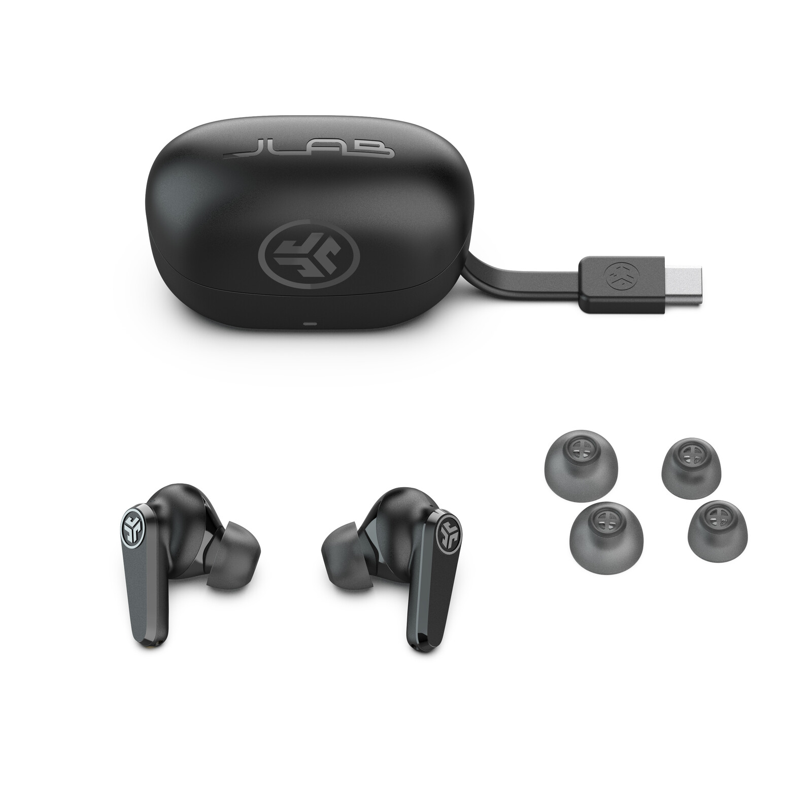 JLAB Go Pods ANC TWS Headphones black
