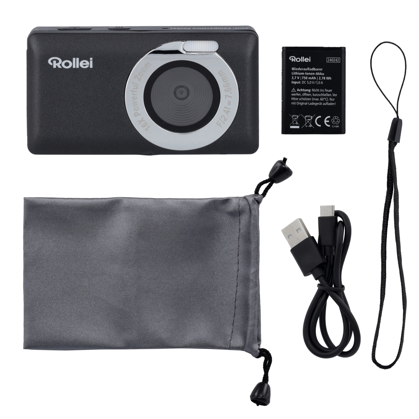 Rollei Compactline Pocket Schwarz