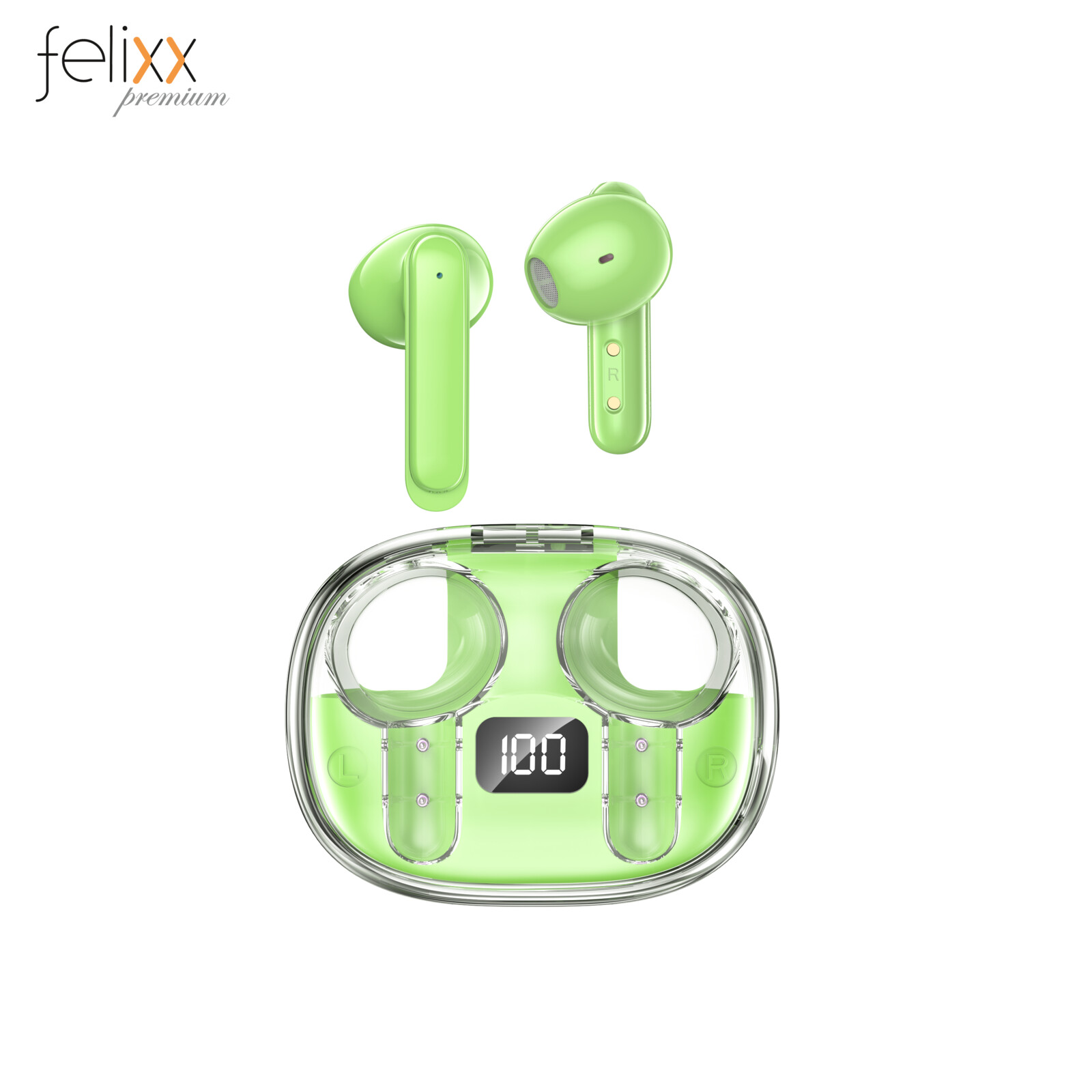 Felixx Aero Ghost Bluetooth True Wireless Headset green