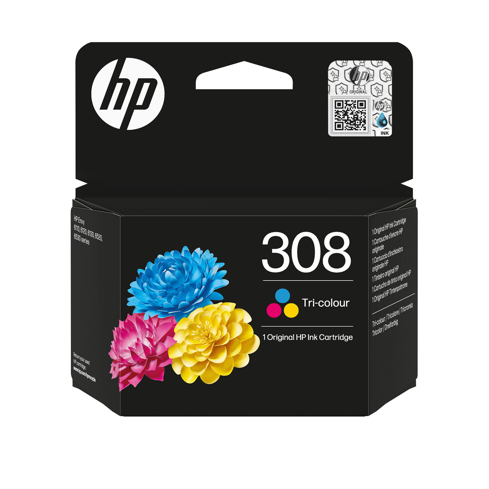 HP 308 Tinte color