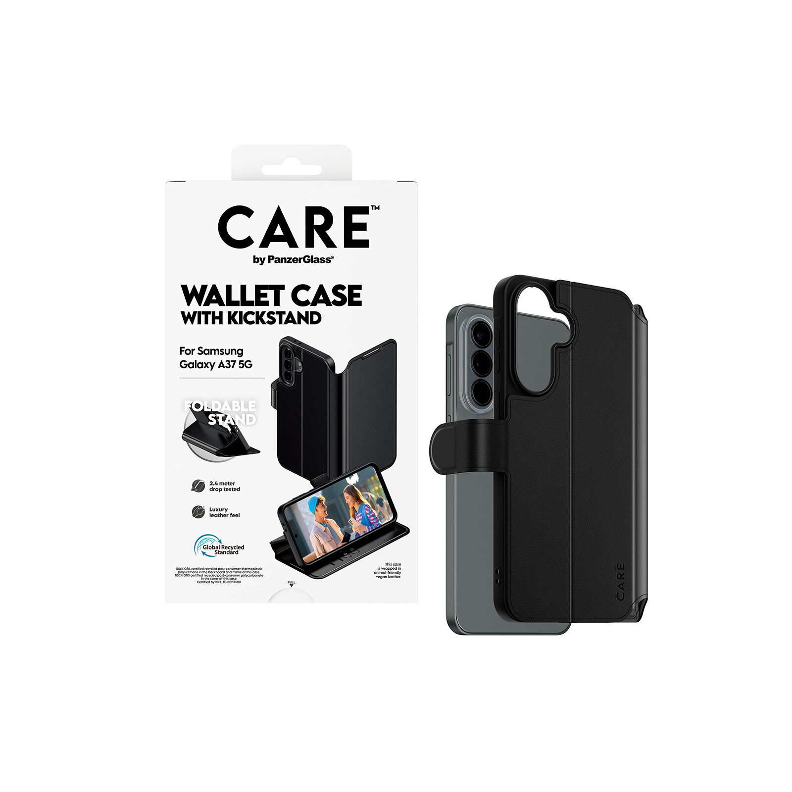 Care Wallet Case mit Kickstand Samsung Galaxy A37 5G