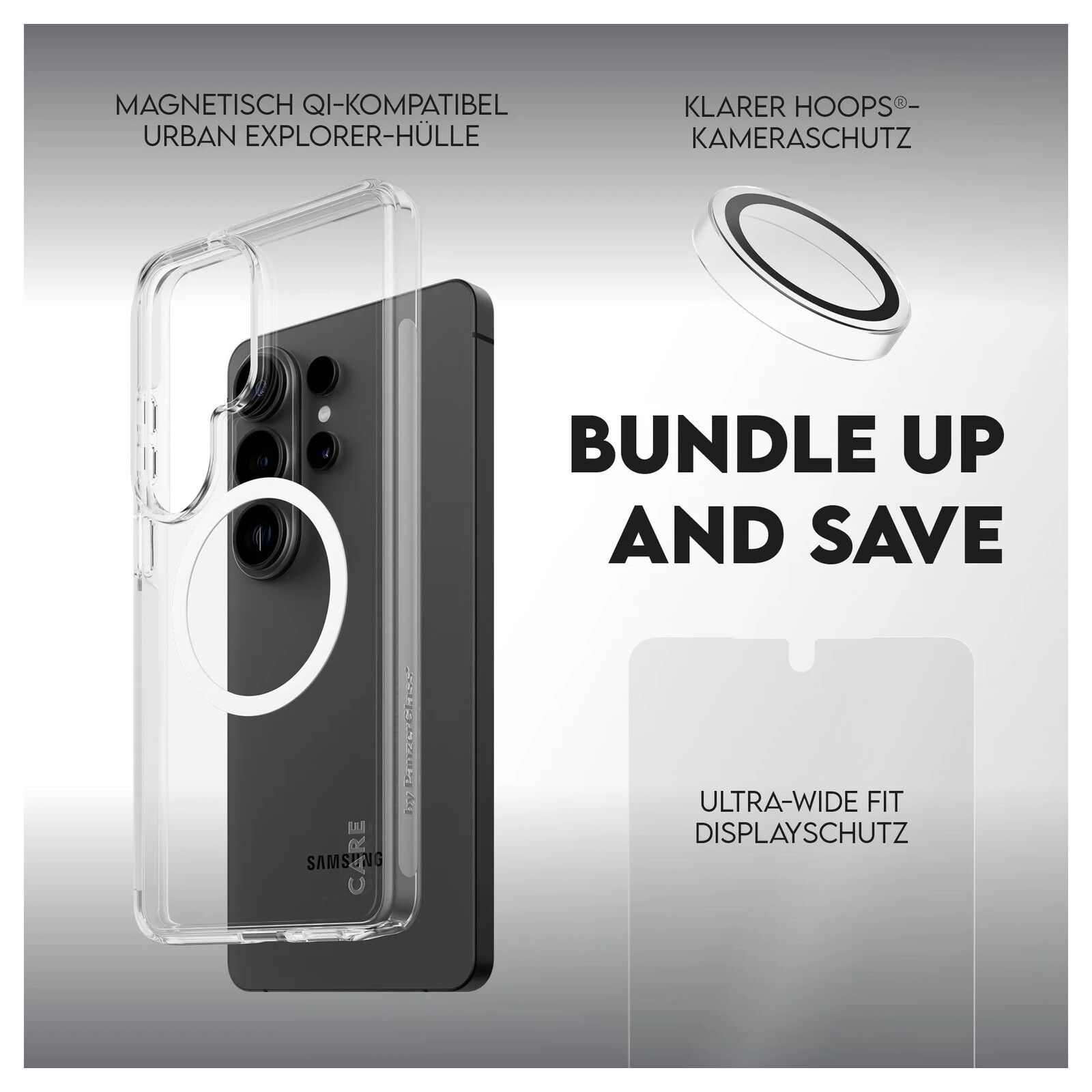 PanzerGlass Care Urban Combat 3 in 1 Bundle Samsung Galaxy S26 Ultra