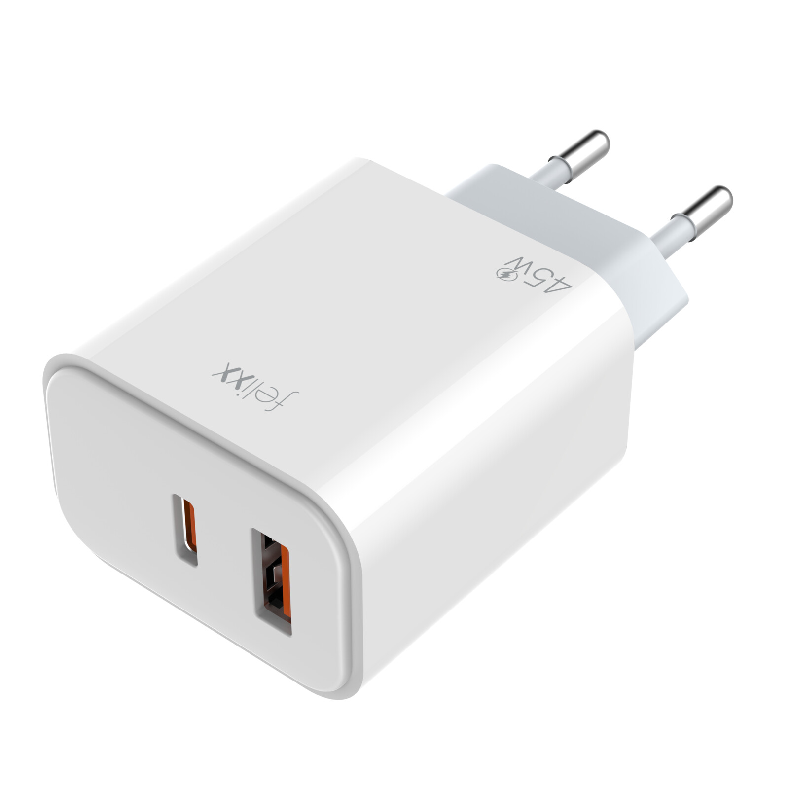 Felixx Lader 45W USB-C/USB-A Wei&szlig;
