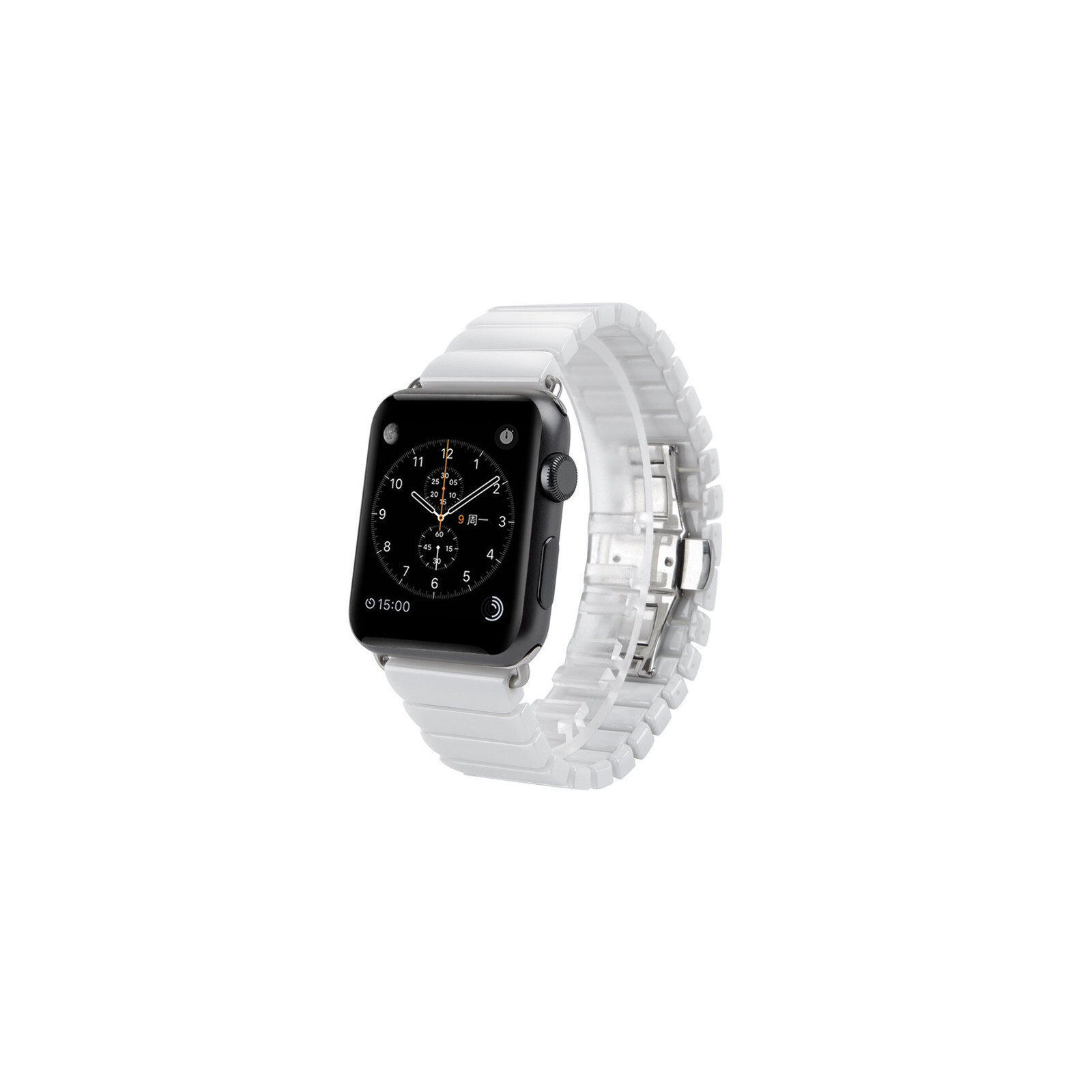 Mika Uhrenarmband Apple 38/40mm Keramik wei&szlig;