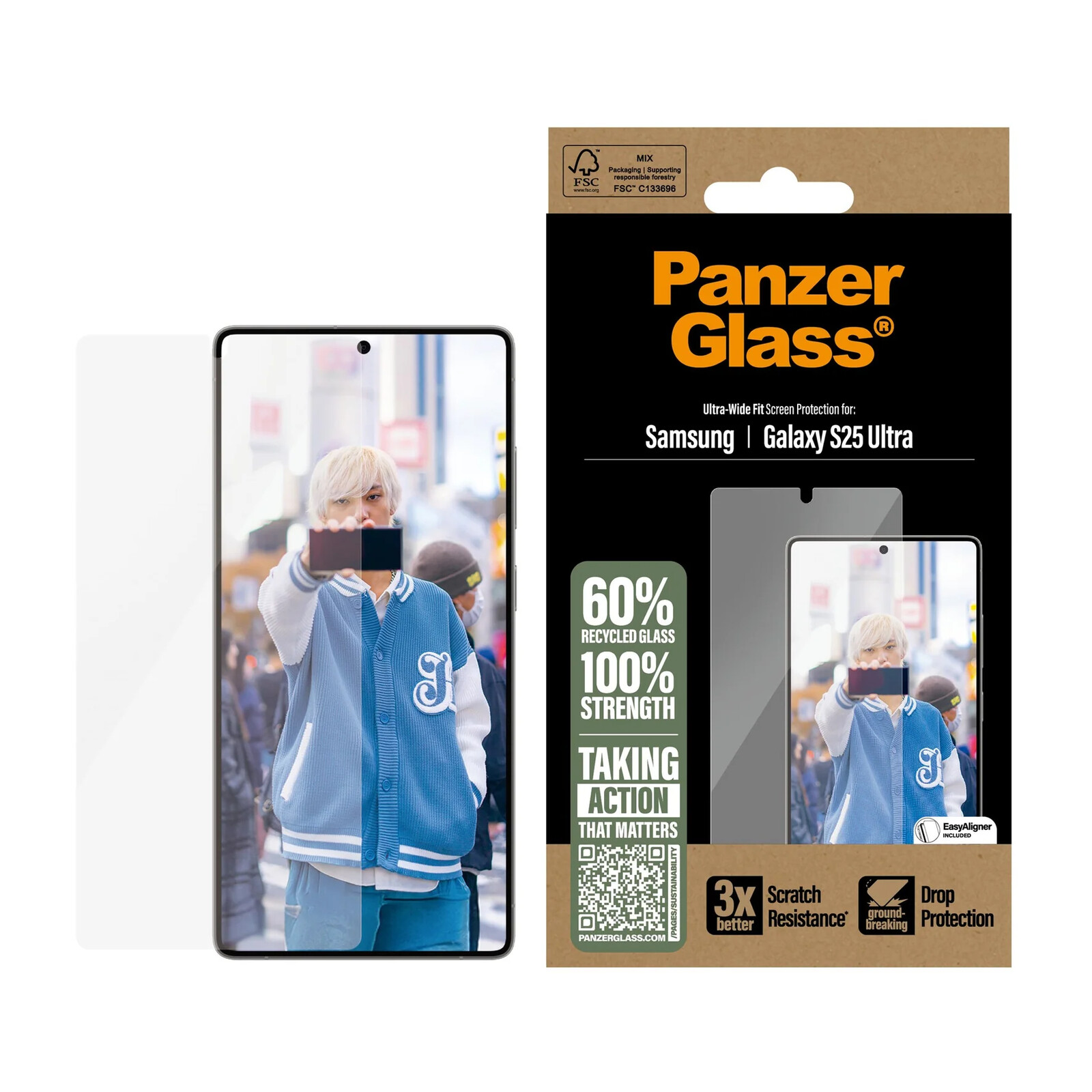 PanzerGlass® Screen Protector Samsung Galaxy S25 Ultra