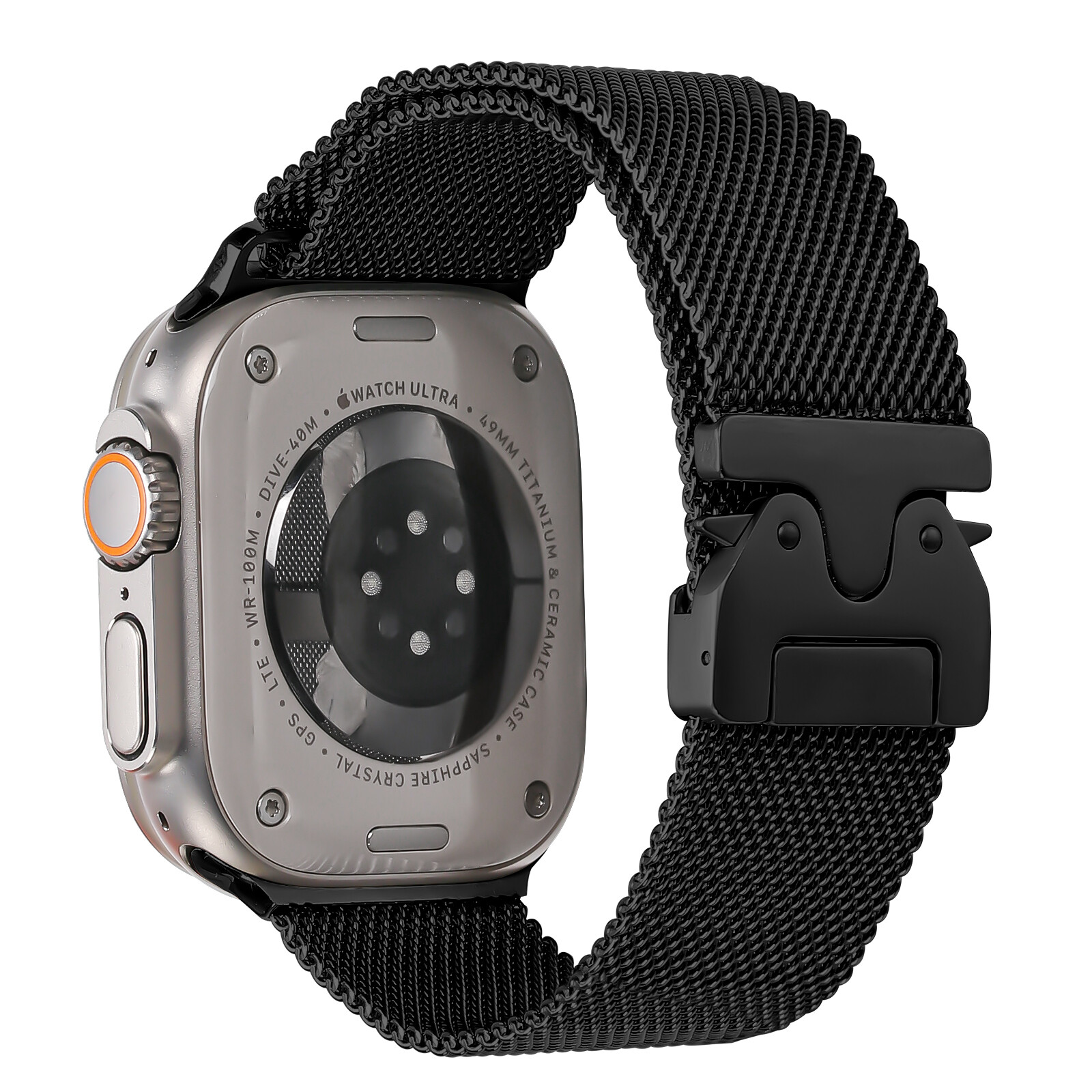 Felixx Smartwatcharmband Edelst.Milanaise Black 42/44 iWatch
