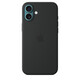 Apple iPhone 16 Plus Silikon Case mit Magsafe black 