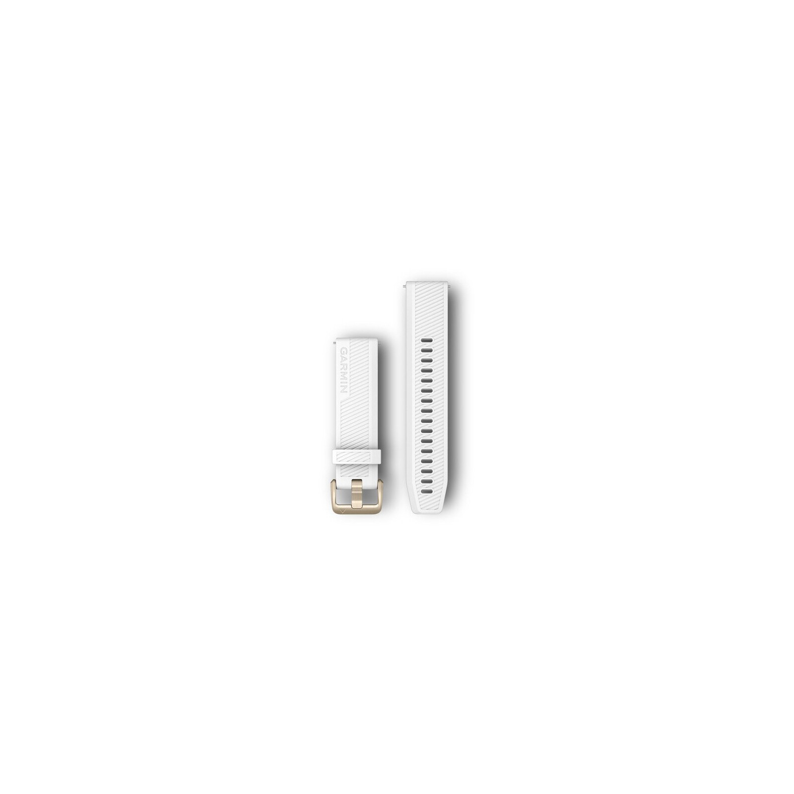 Garmin Band 20mm Silikon wei&szlig; wei&szlig;gold