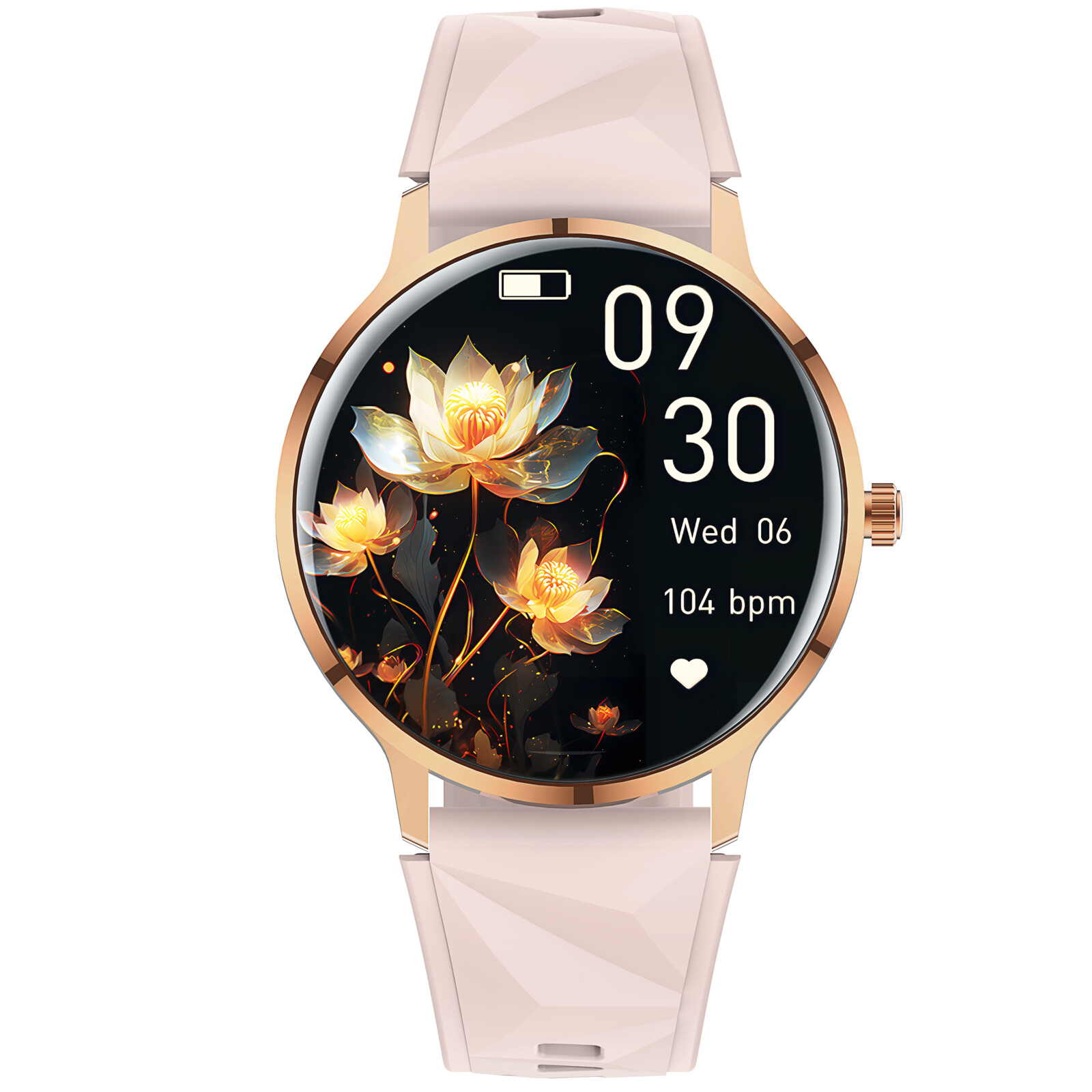 Felixx Smartwatch F616, Amoled 1.65, SUN, rose-gold