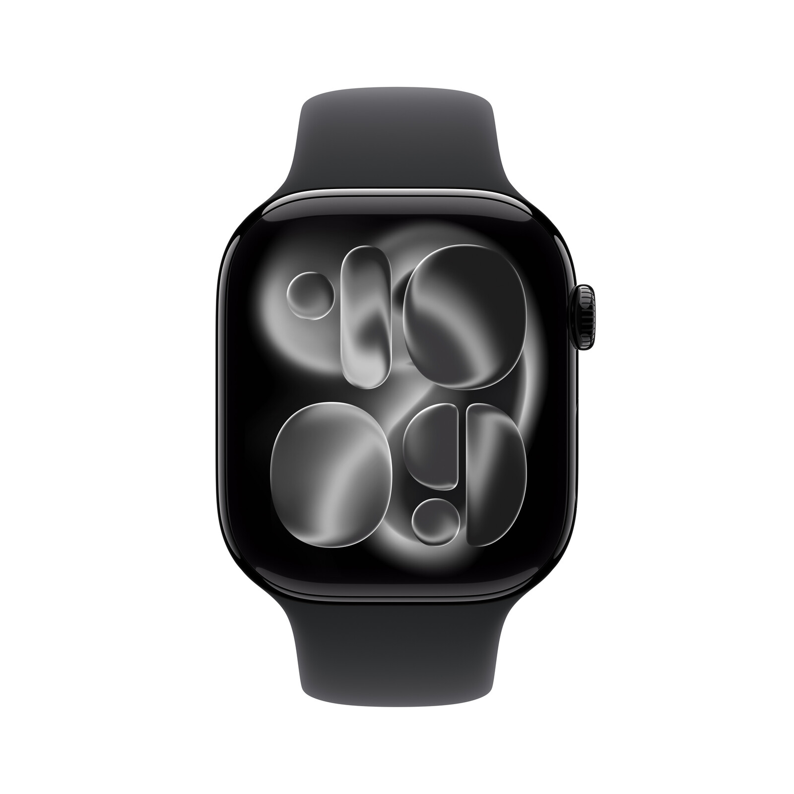 Apple Watch S11 LTE 46mm Jet Black Alu Case + Black Sport S/M
