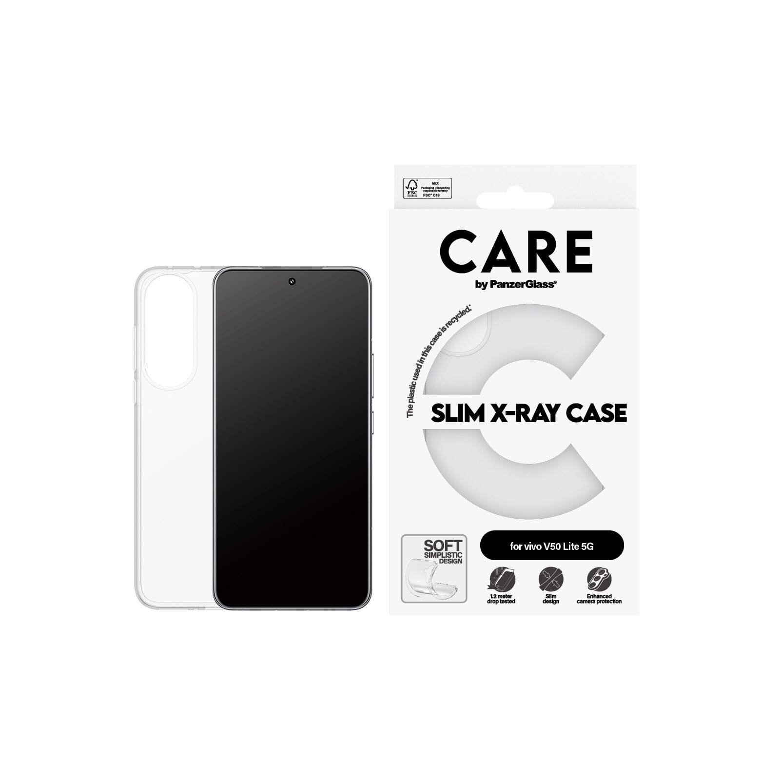 PanzerGlass CARE X-Ray Case Vivo V50 Lite 5G
