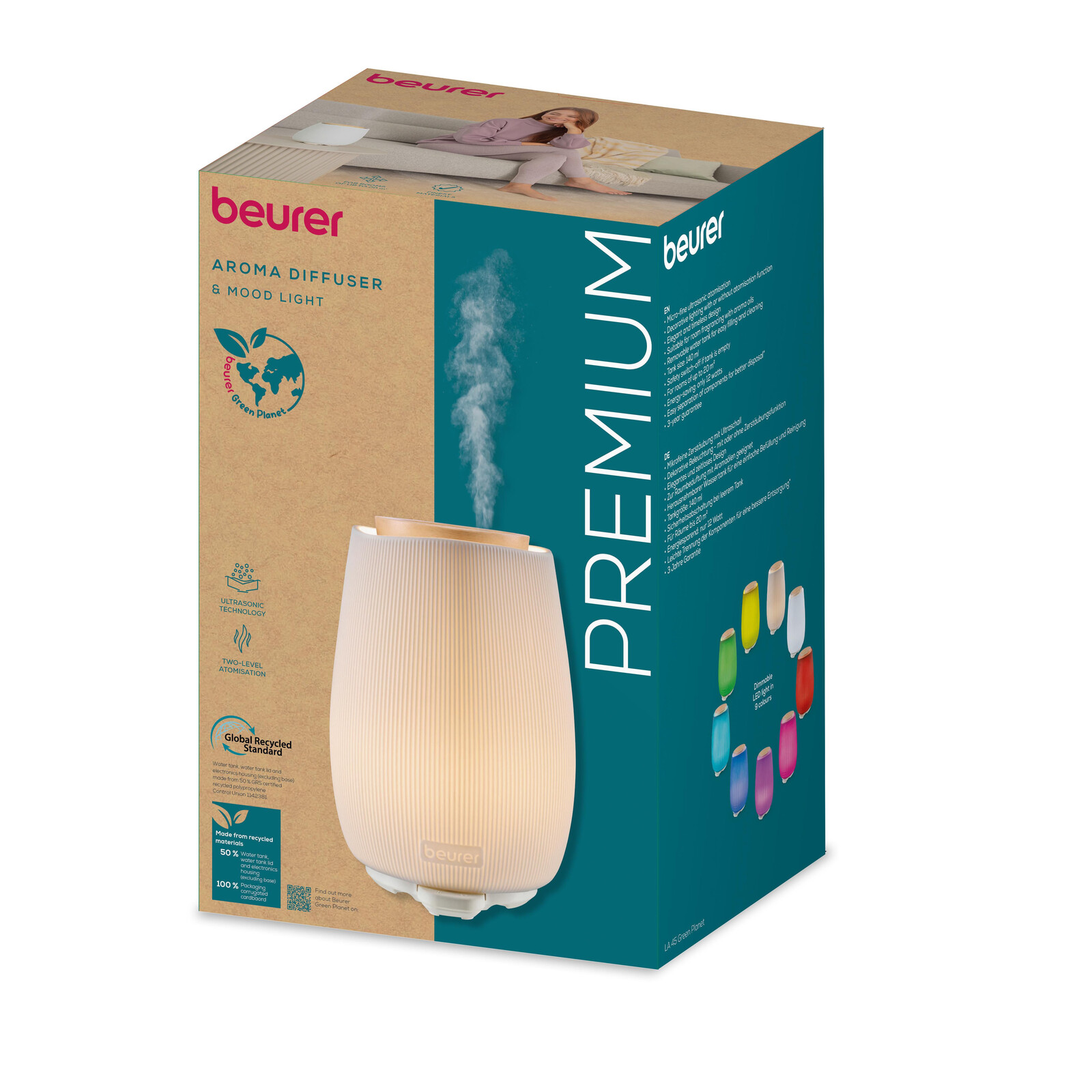 Beurer LA 45 Aroma Diffuser Green Planet