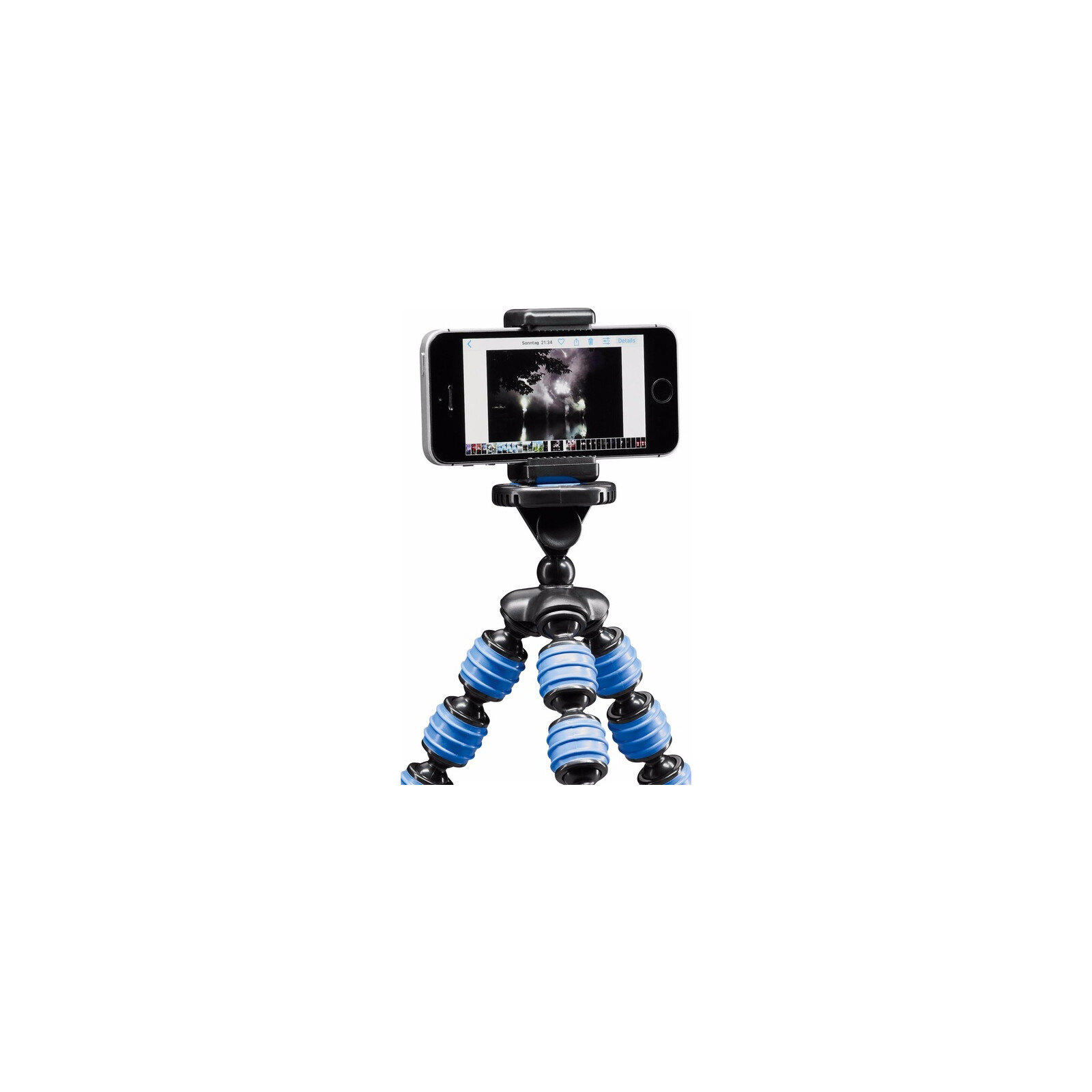 Cullmann Alpha 380 Mobile Blau inkl. Handyhalterung 