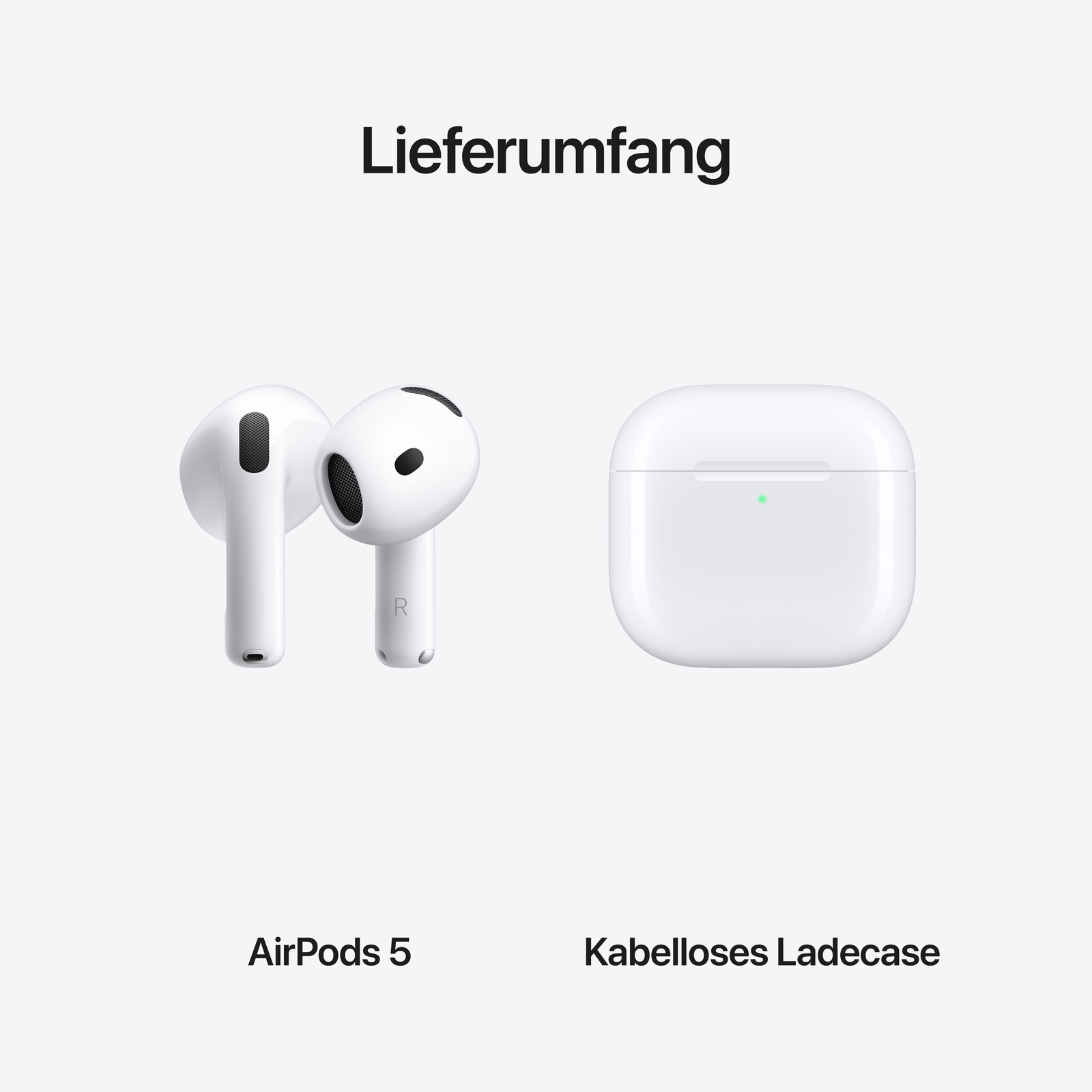 Apple AirPods 5 mit kabellosem Ladecase
