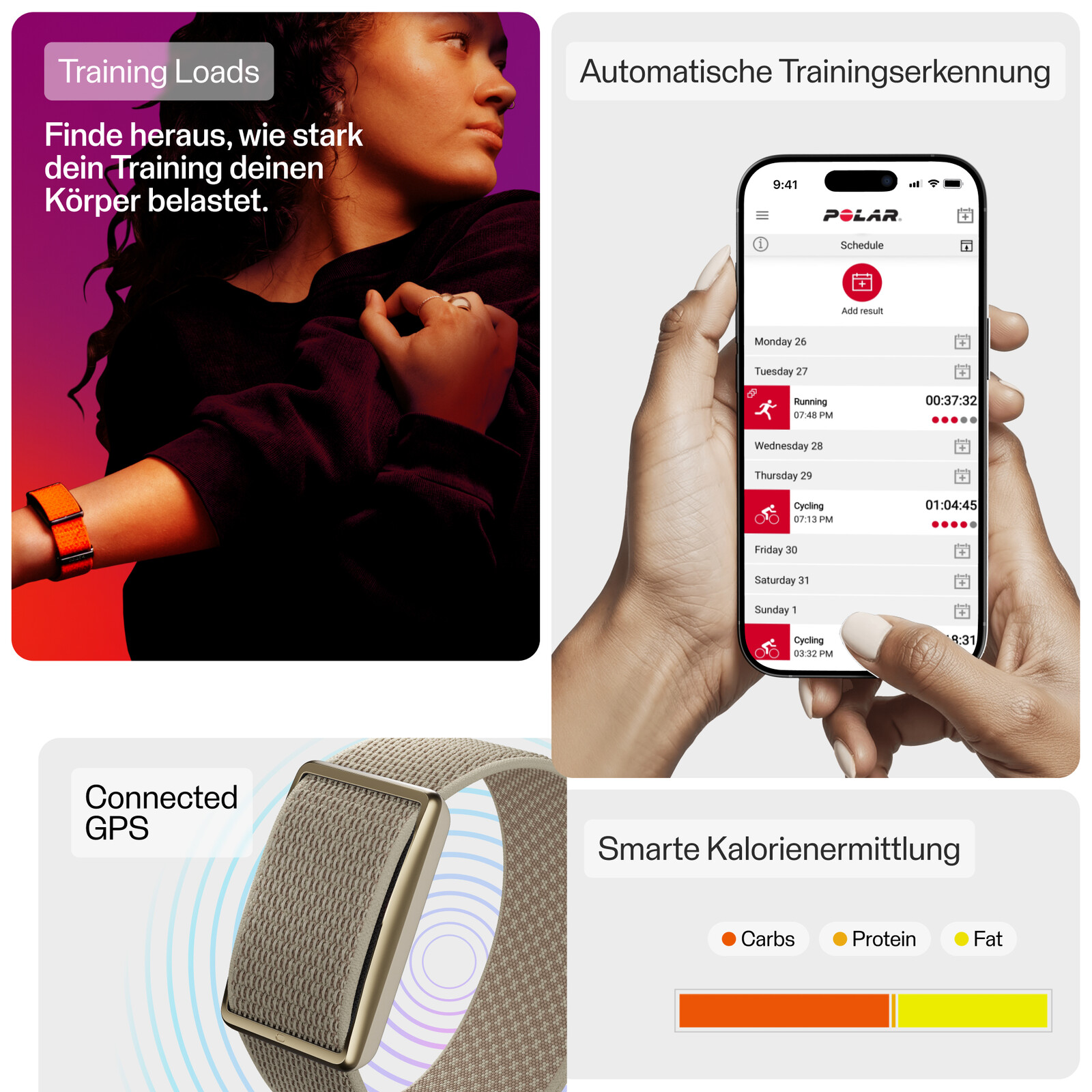 Polar Loop Tracker ohne Display Greige Sand